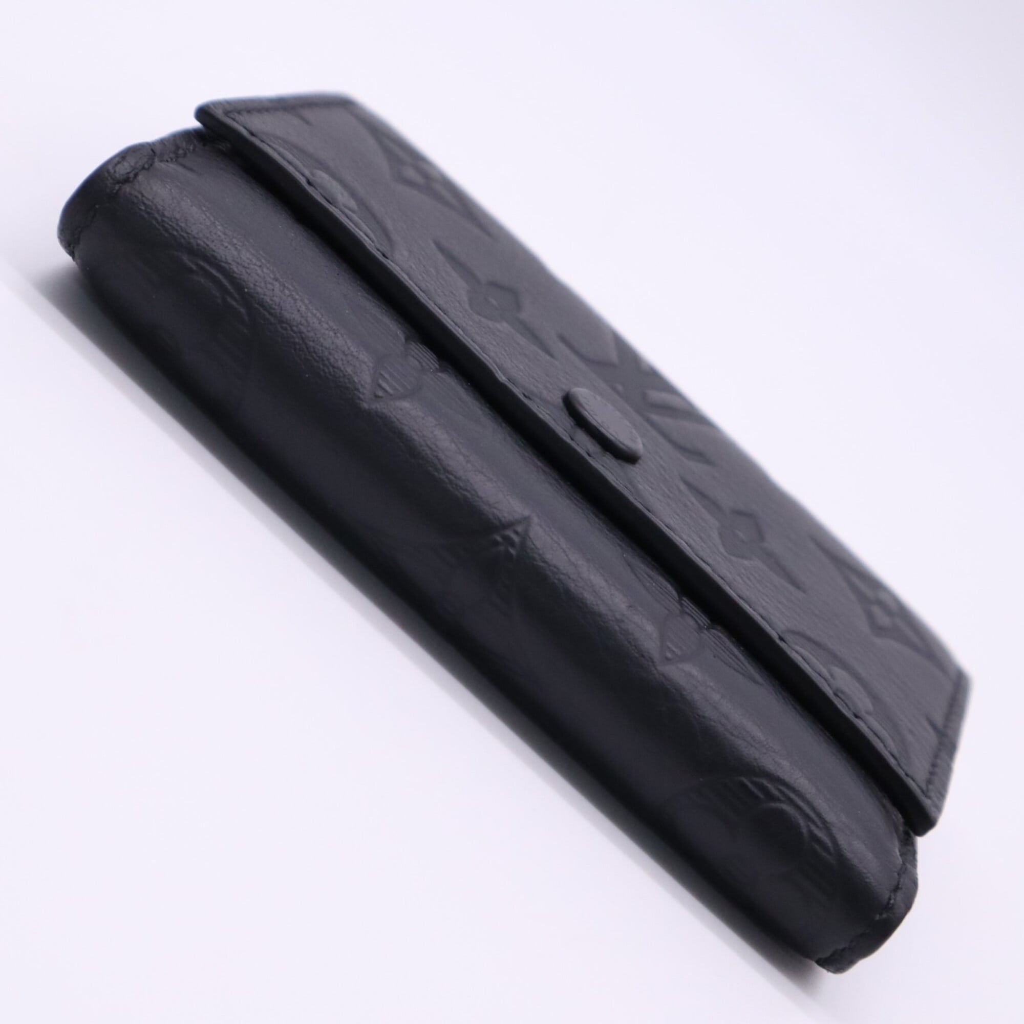 Louis Vuitton Monogram Shadow Black Monogram Shadow Wallet (Tri-Fold) (Pre-Owned)