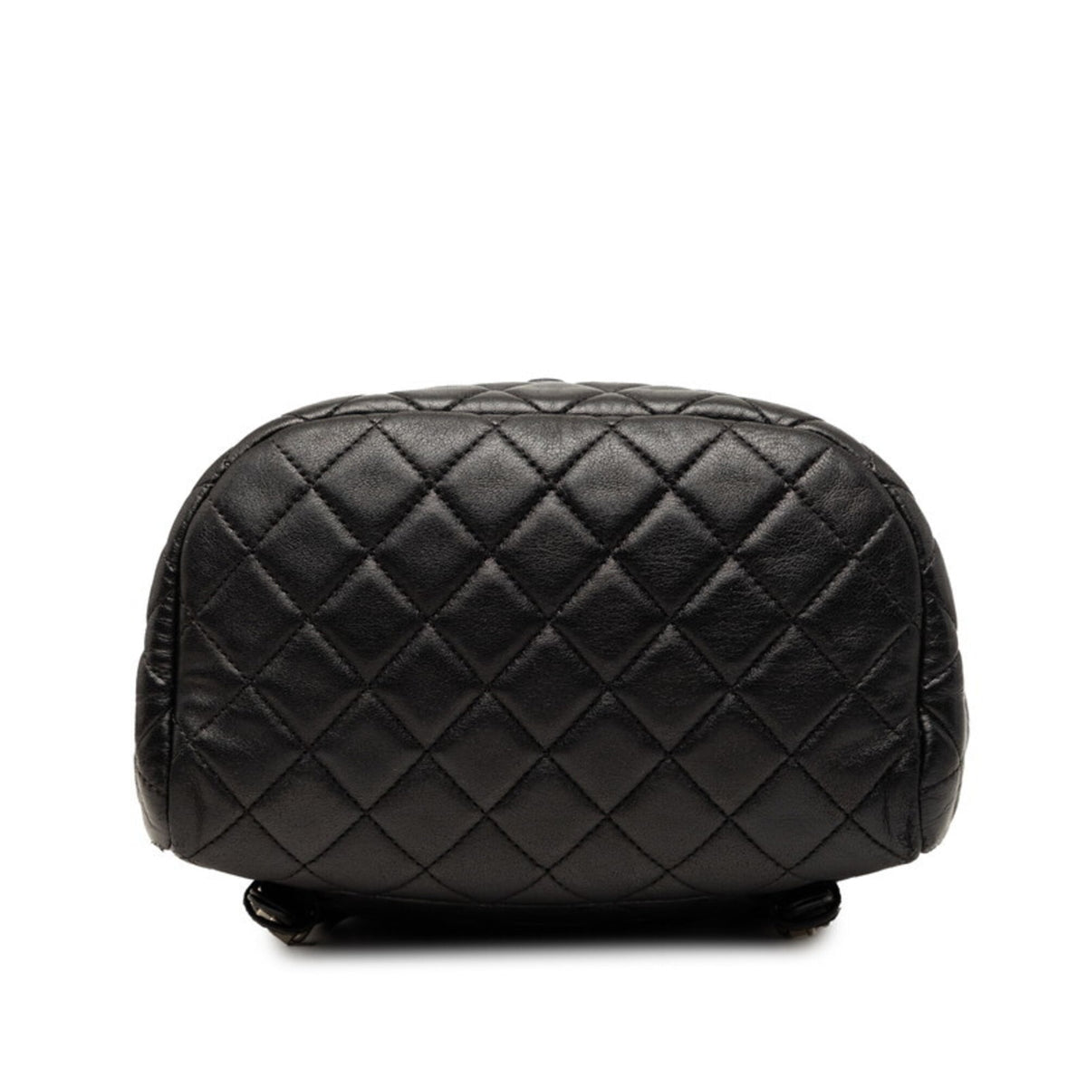 Chanel Matelasse Black Leather Backpack (Pre-Owned)