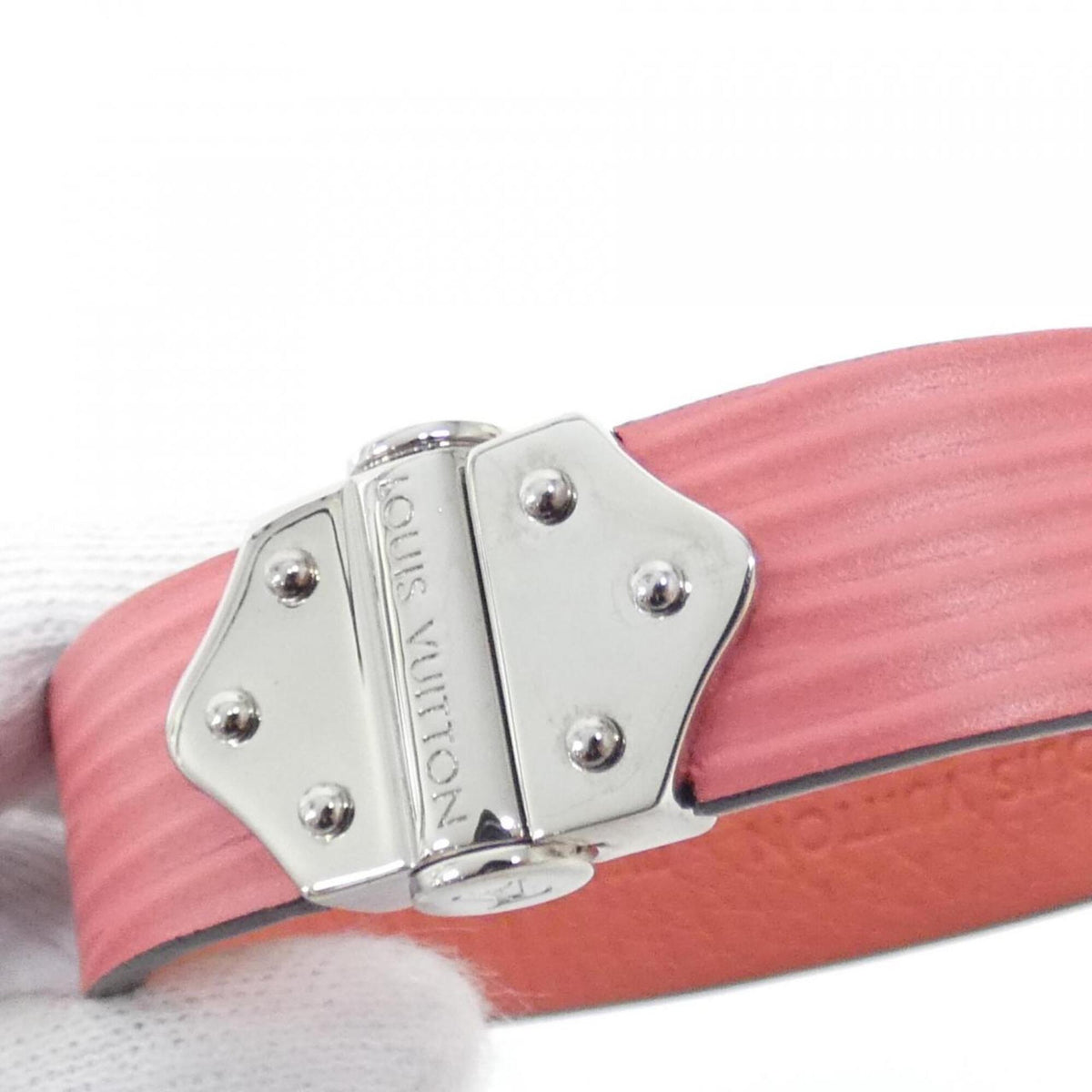 Louis Vuitton Epi Corail Leather Charm Bracelet (Pre-Owned)