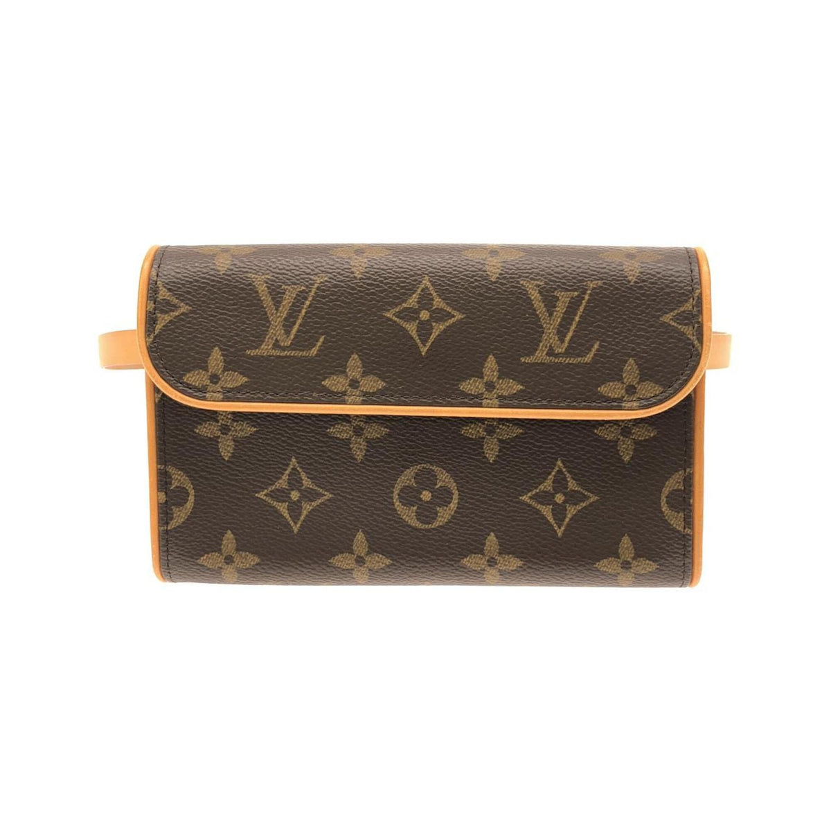 Louis Vuitton Marron Coated Canvas Fanny Pack (Pre-Owned)