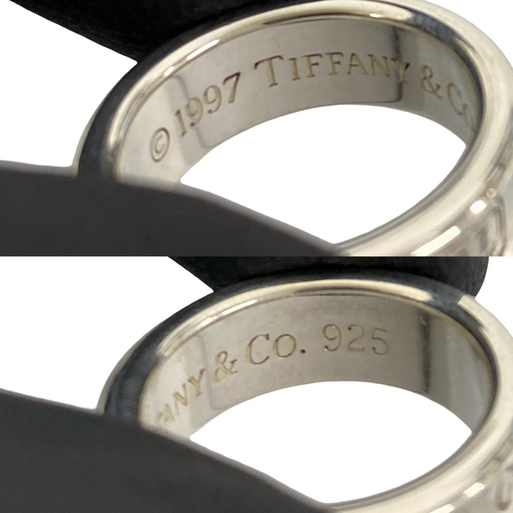 Tiffany Silver Silver 925 Band Ring (Pre-Owned)