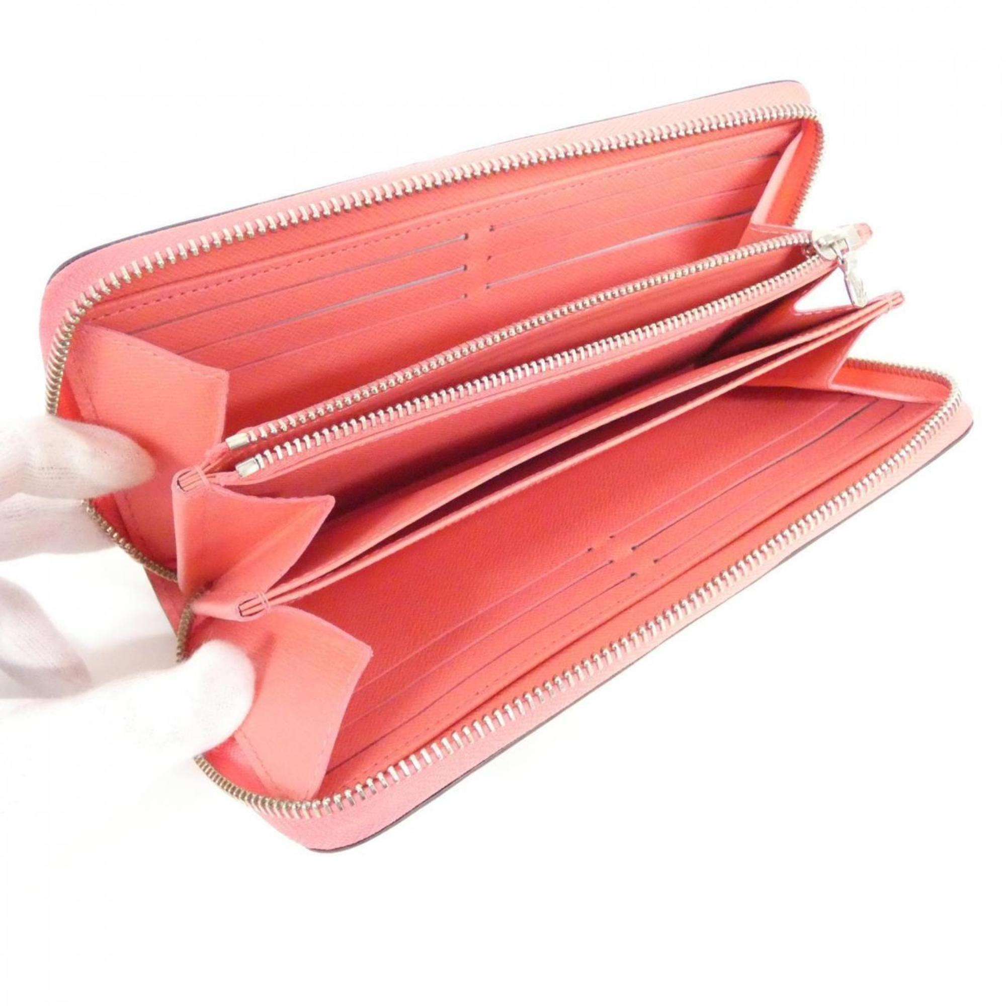 Louis Vuitton Pink Leather Long Wallet (Bi-Fold) (Pre-Owned)
