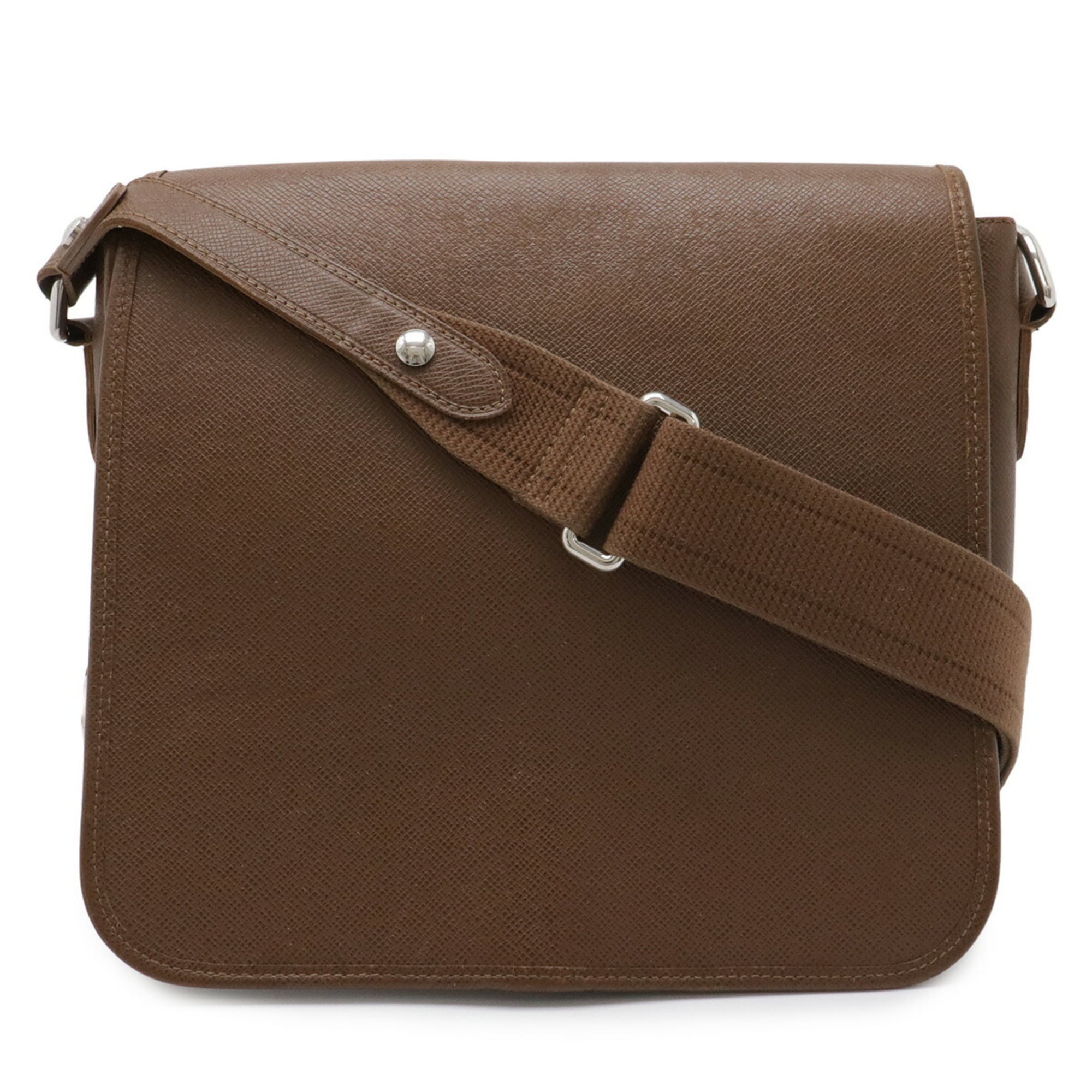 Louis Vuitton Taiga Grizzly Taiga Leather Handbag Shoulder Bag (Pre-Owned)