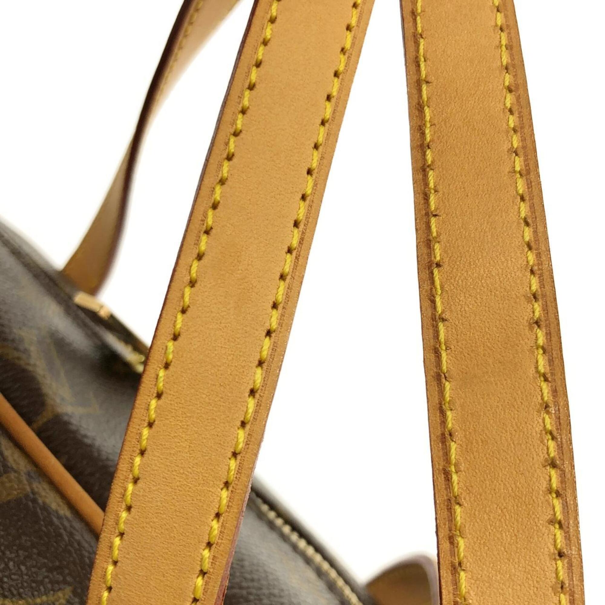 Louis Vuitton Marron Coated Canvas Shoulder Bag (Pre-Owned)