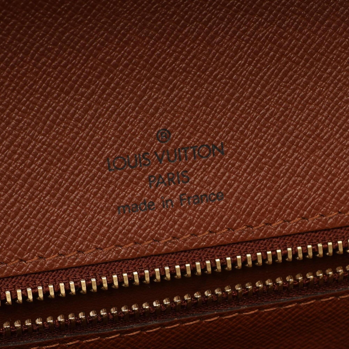 Louis Vuitton Brown Coated Canvas Leather Handbag (Pre-Owned)
