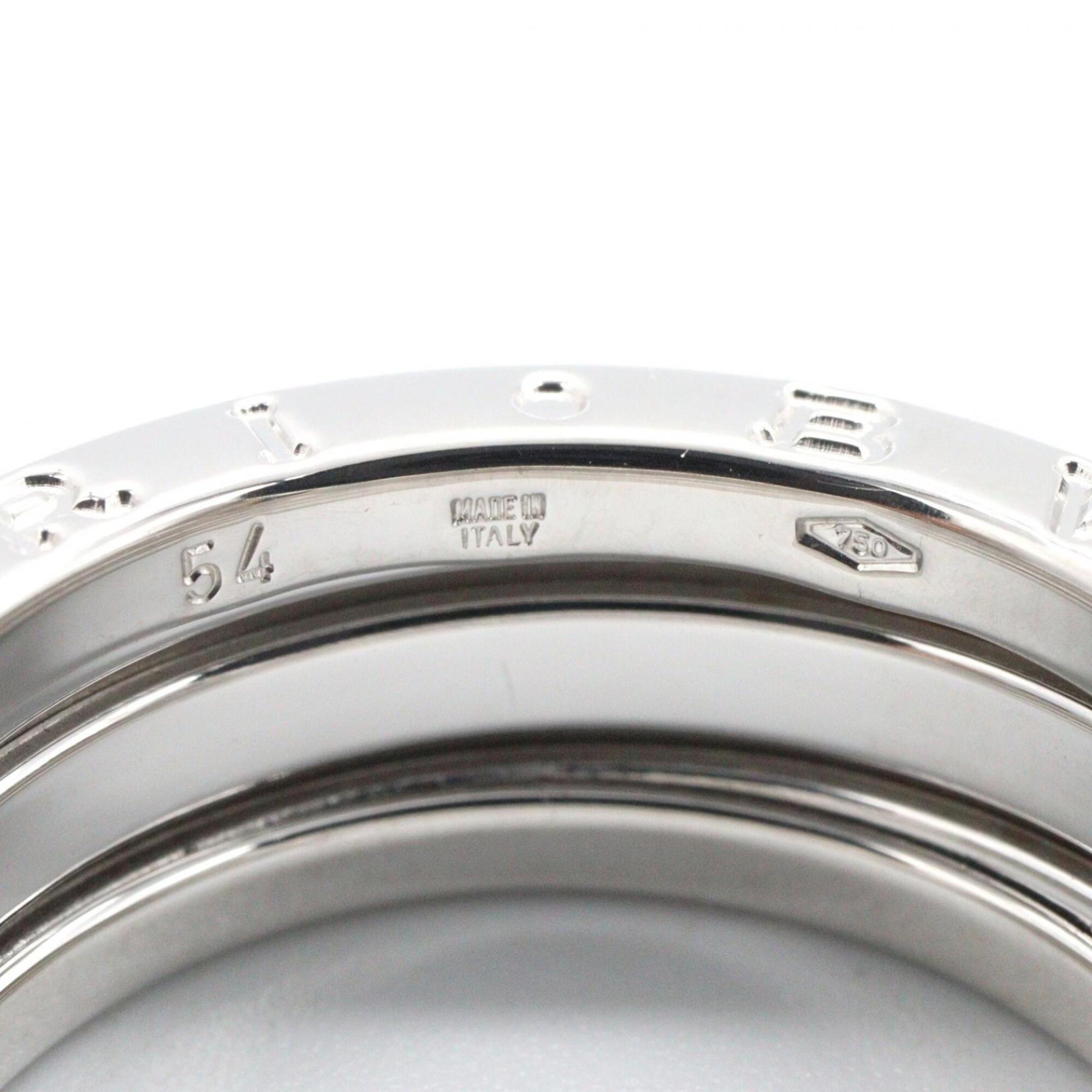 Bvlgari Silver White Gold (18K) Band Ring (Pre-Owned)