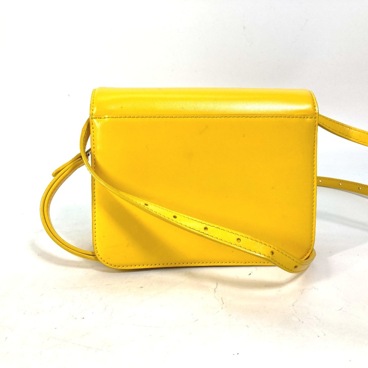 Balenciaga Yellow Leather Shoulder Bag (Pre-Owned)