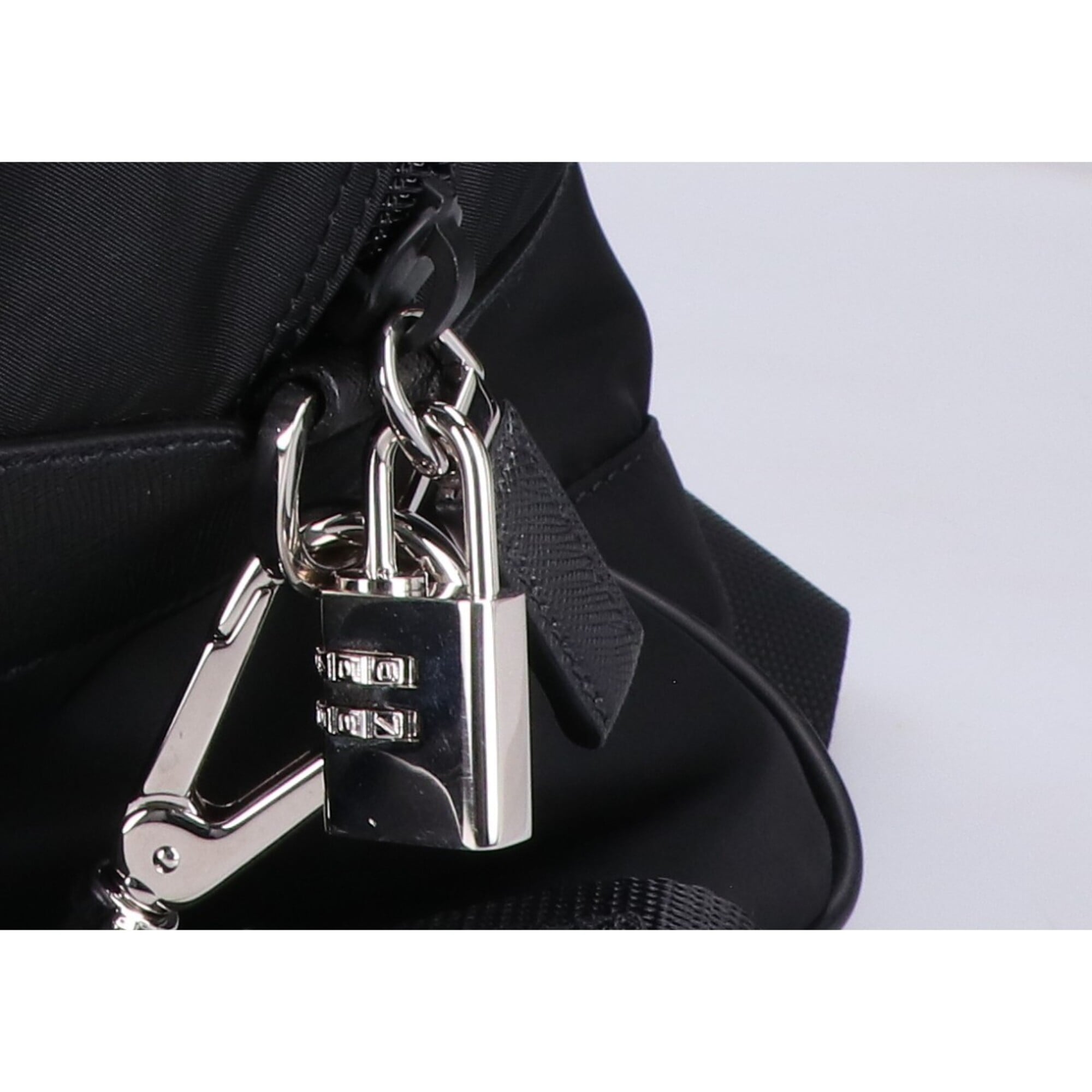 Prada Black Nylon Boston Bag (Pre-Owned)