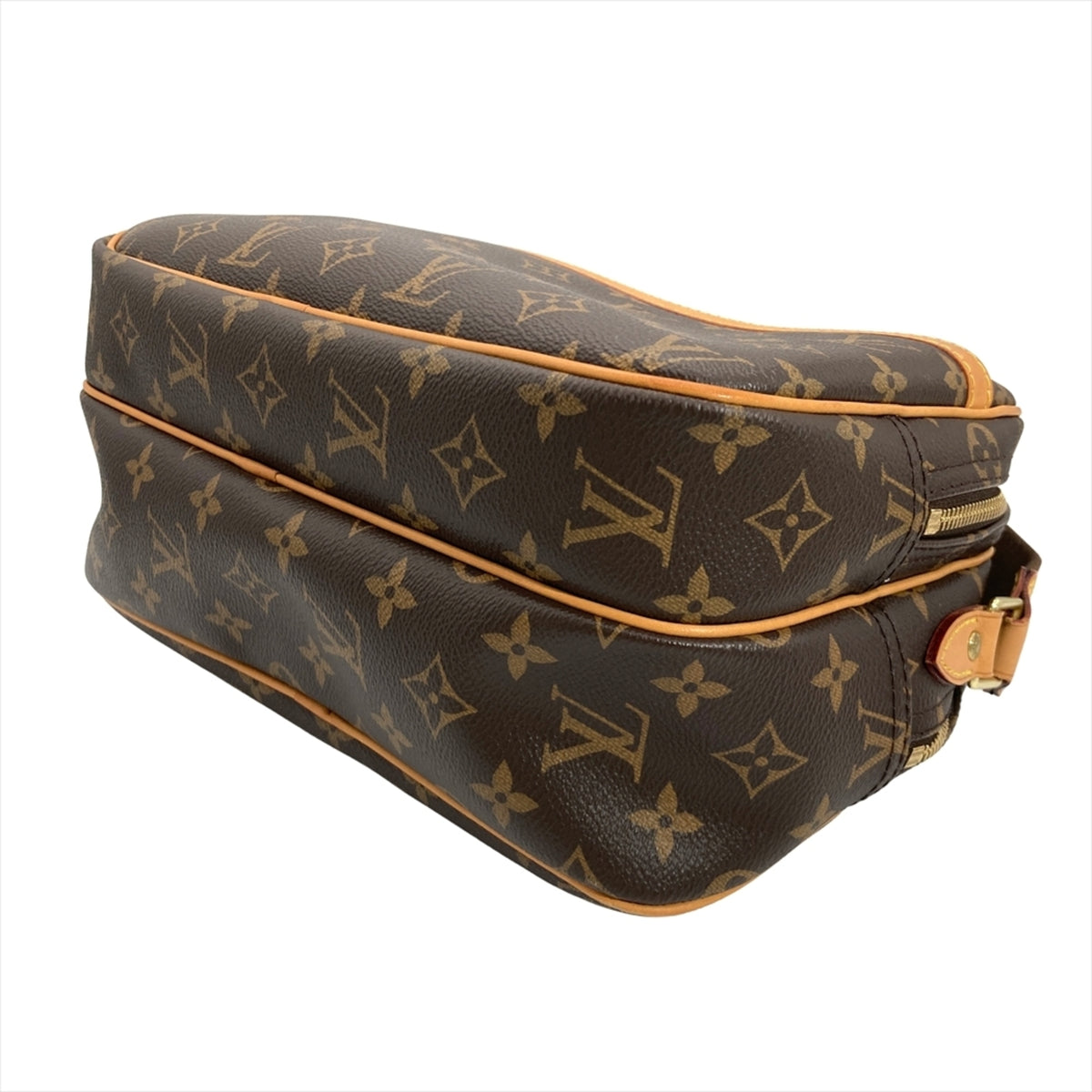 Louis Vuitton Brown Monogram Canvas Shoulder Bag (Pre-Owned)
