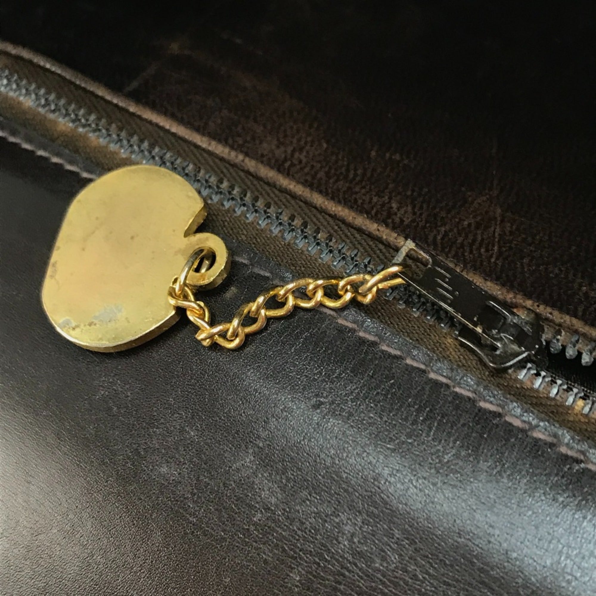Celine Brown Leather Shoulder Bag (Pre-Owned)