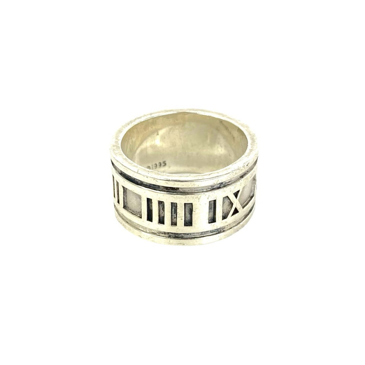 Tiffany Silver Silver 925 Band Ring (Pre-Owned)