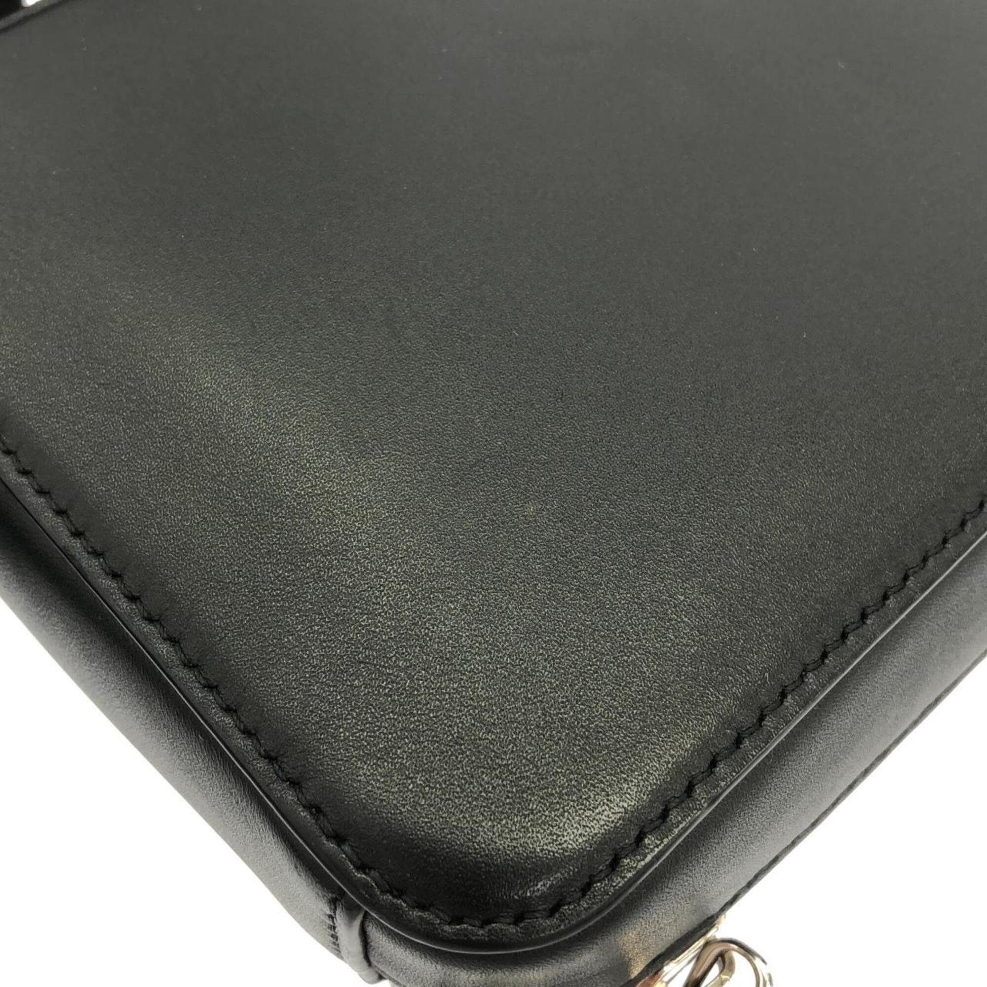 Loewe Black Leather Shoulder Bag (Pre-Owned)
