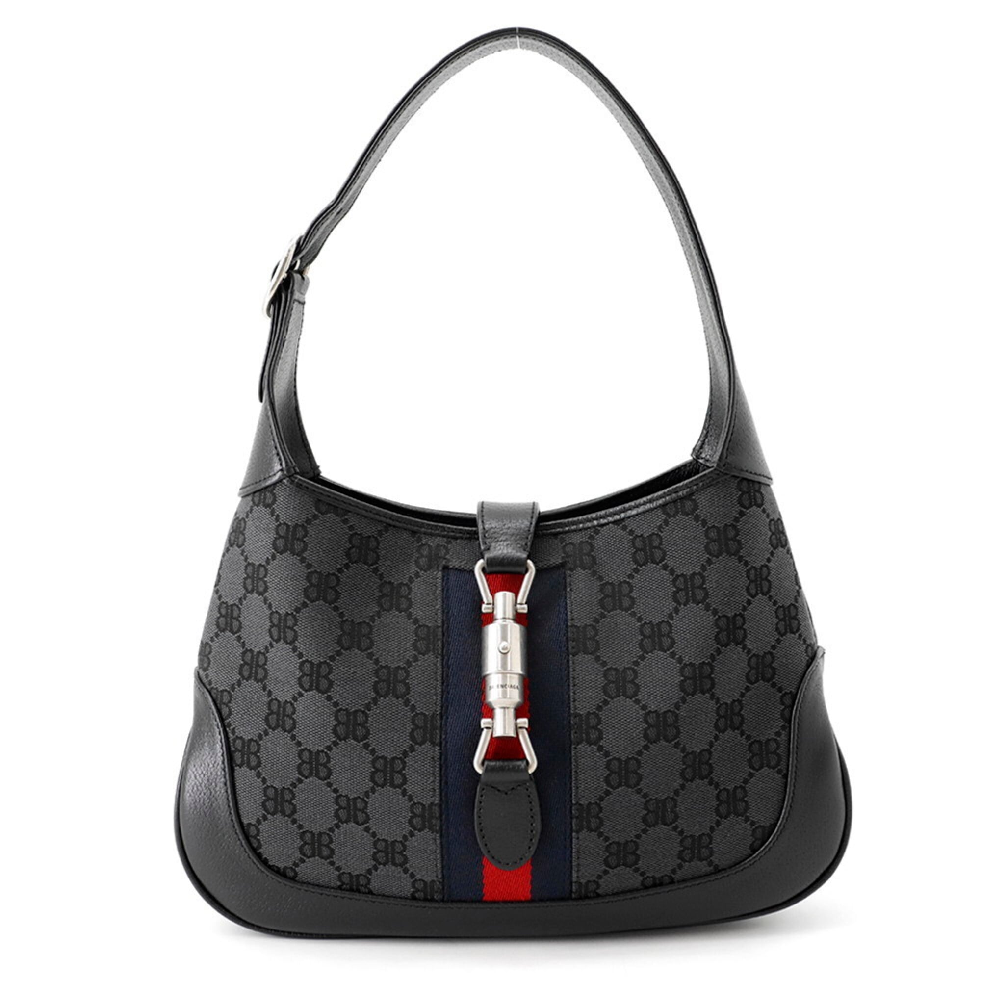 Balenciaga Black Canvas Handbag Shoulder Bag (Pre-Owned)
