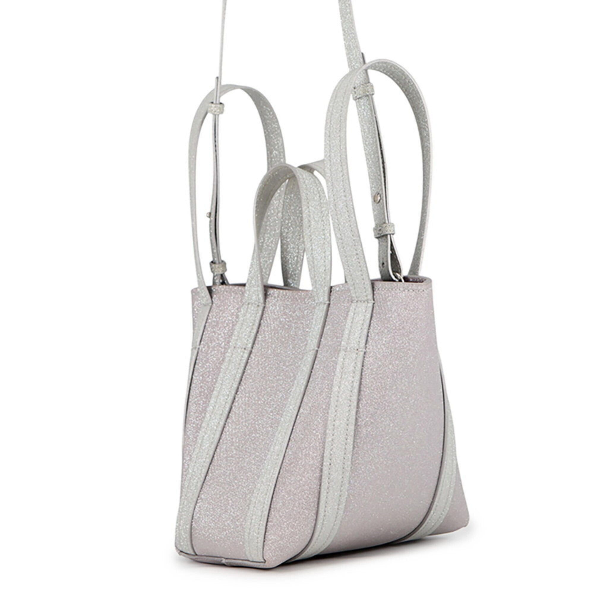 Balenciaga Pink Silver Leather Handbag (Pre-Owned)