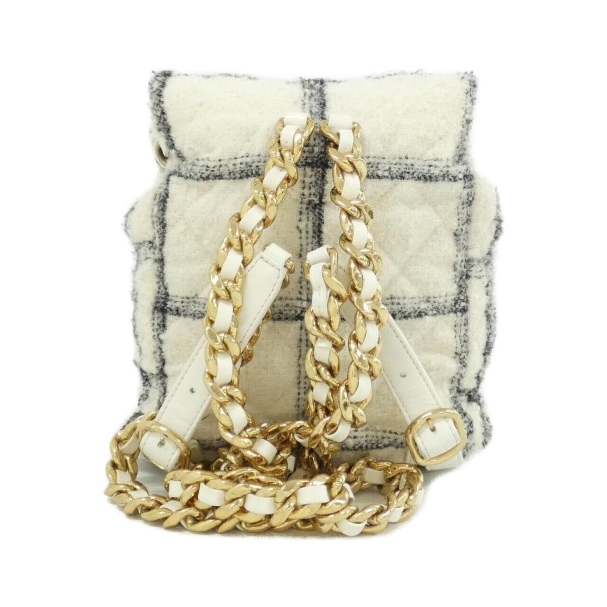 Chanel Black White Backpack (Pre-Owned)