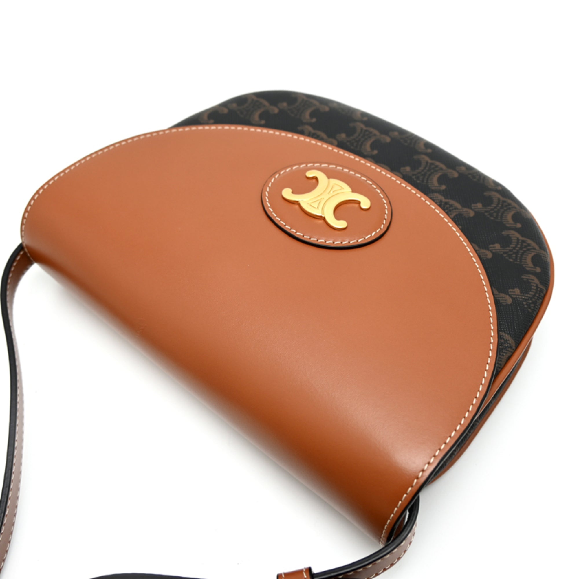 Celine Leather Pvc Shoulder Bag (Pre-Owned)