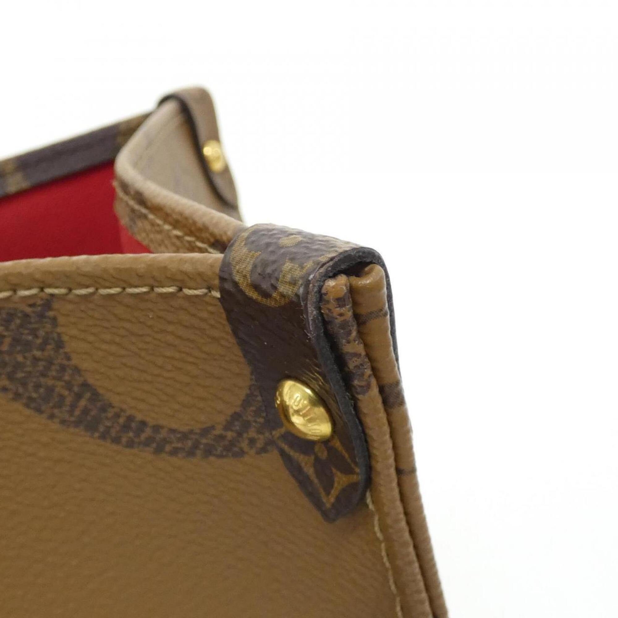 Louis Vuitton Marron Coated Canvas Handbag (Pre-Owned)