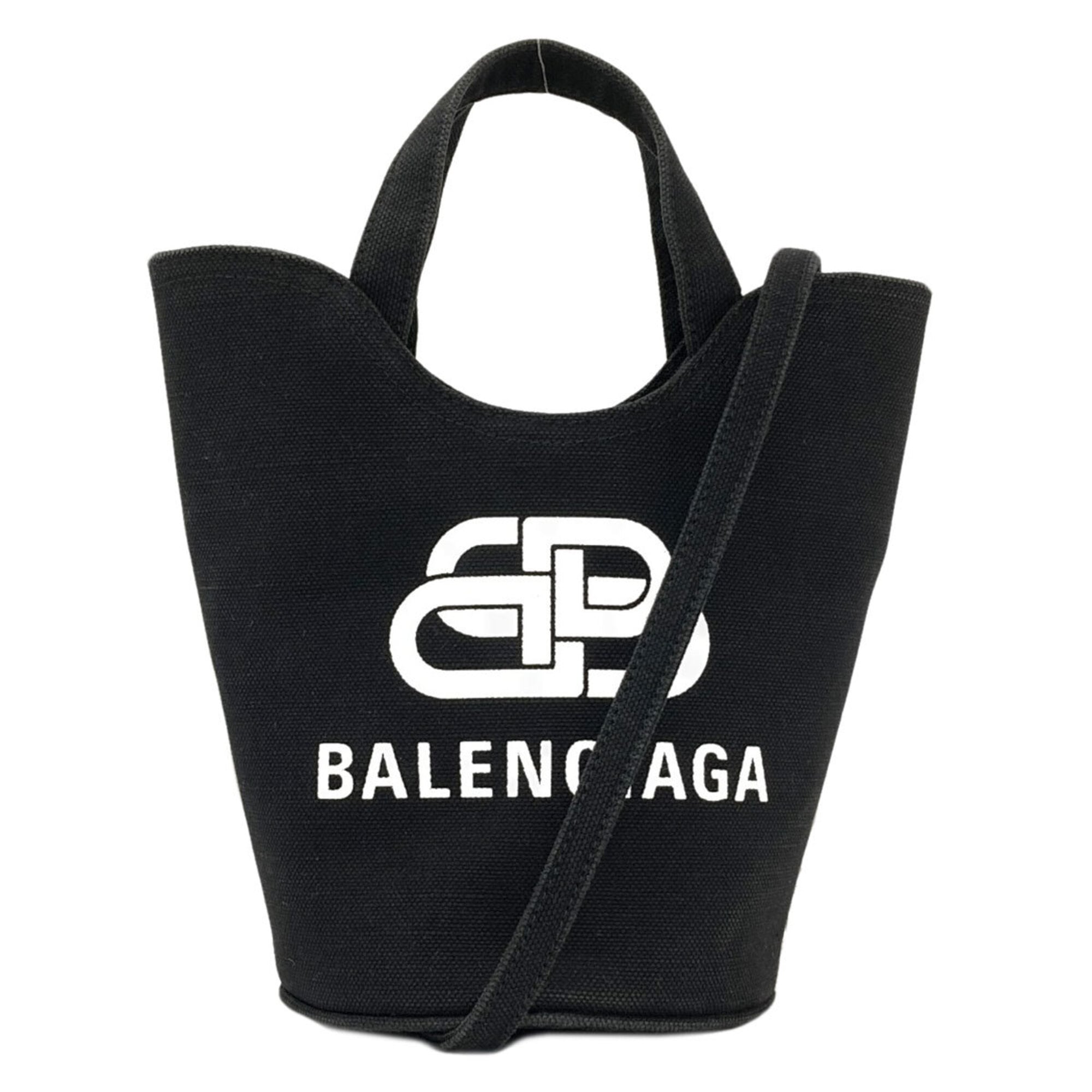 Balenciaga Black Canvas Handbag (Pre-Owned)