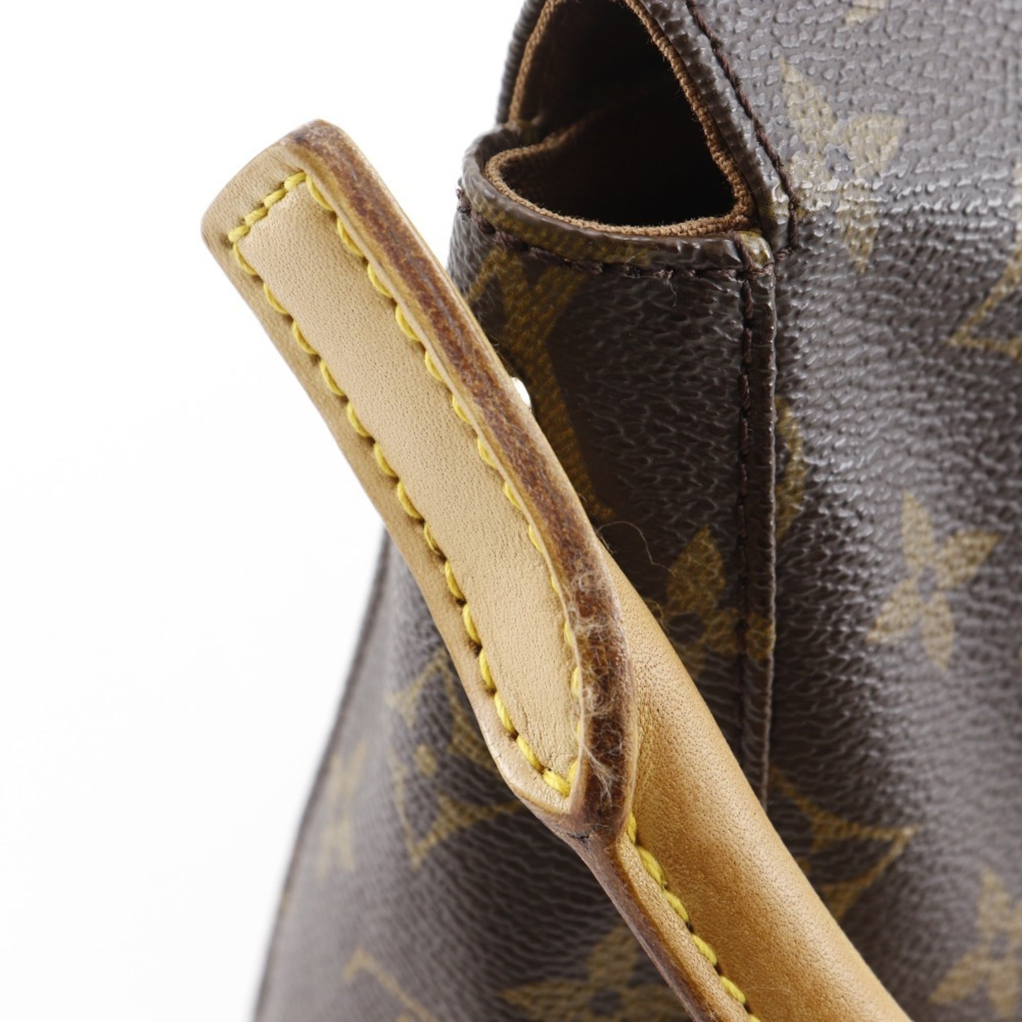 Louis Vuitton Brown Monogram Canvas Shoulder Bag (Pre-Owned)