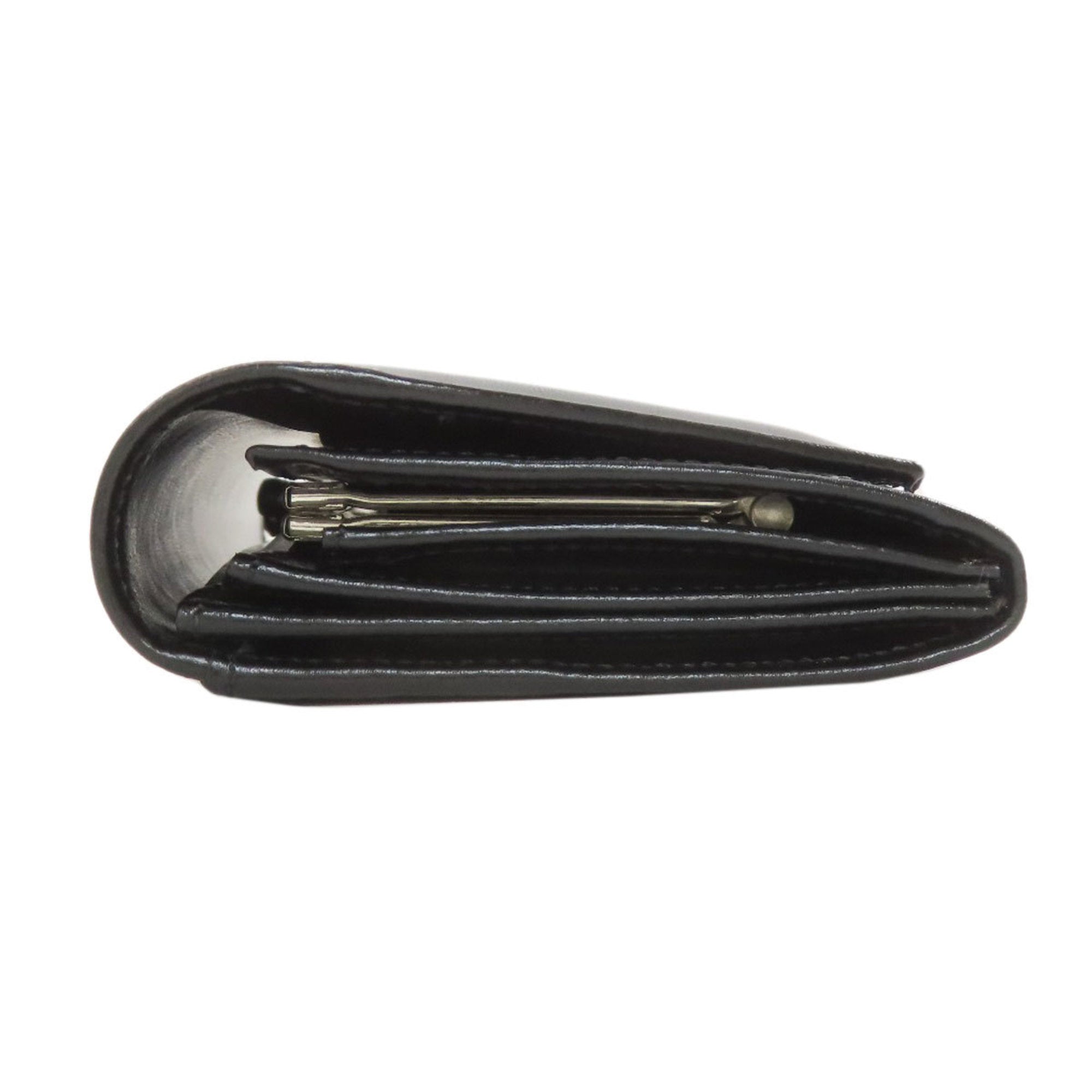 Celine Black Leather Long Wallet (Bi-Fold) (Pre-Owned)