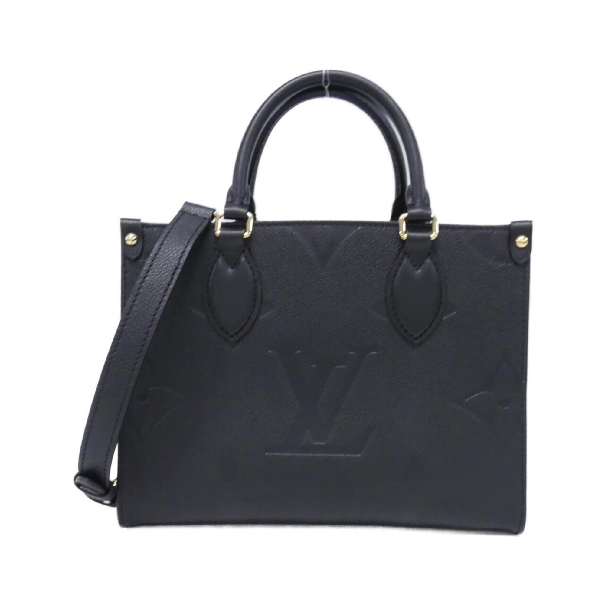 Louis Vuitton Monogram Empreinte Black Leather Handbag (Pre-Owned)