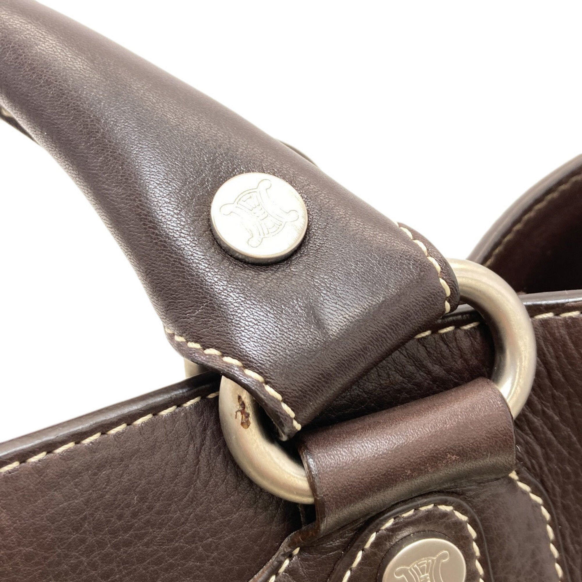 Celine Brown Leather Handbag (Pre-Owned)