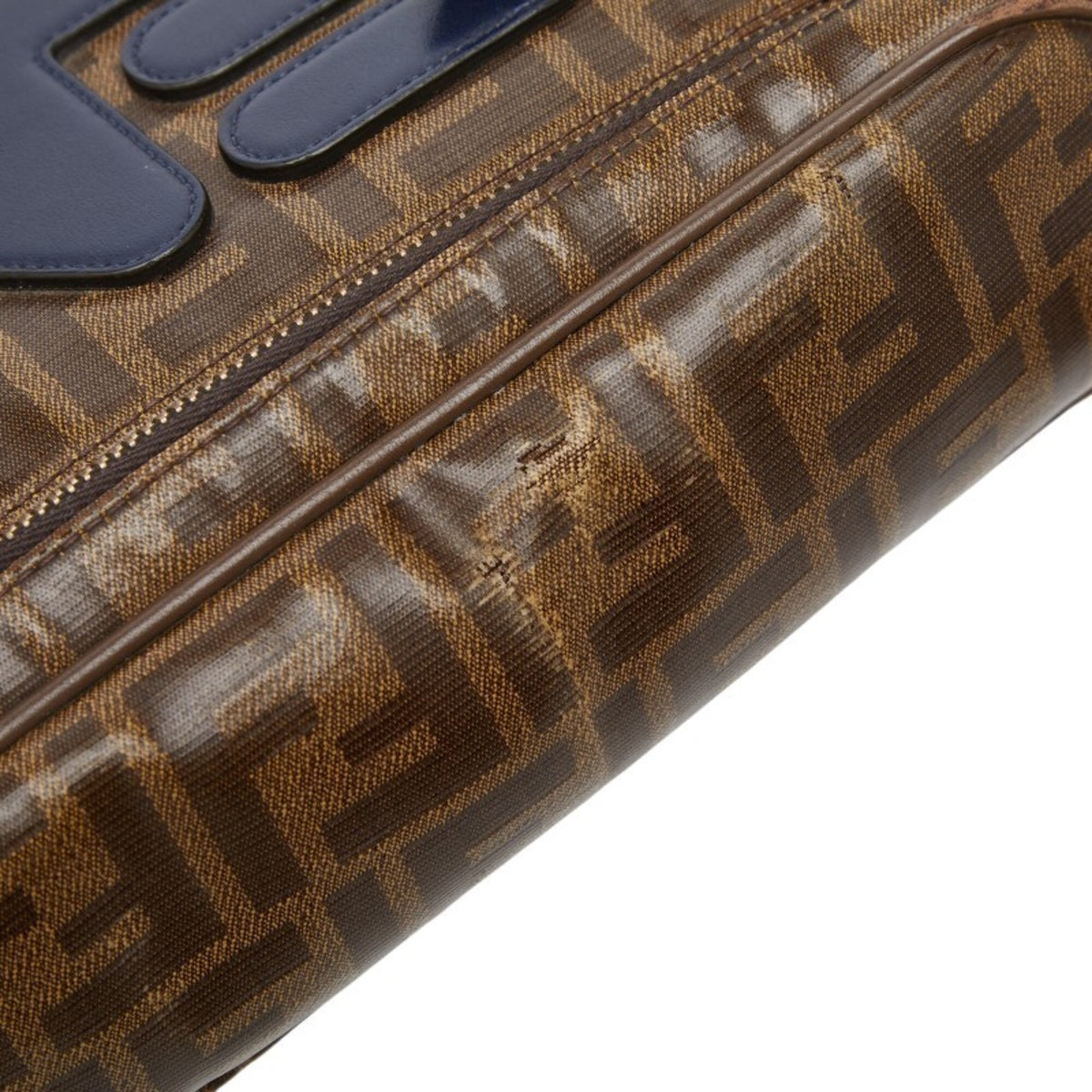 Fendi Zucca Brown Multi-Color Pvc Sling Bag (Pre-Owned)