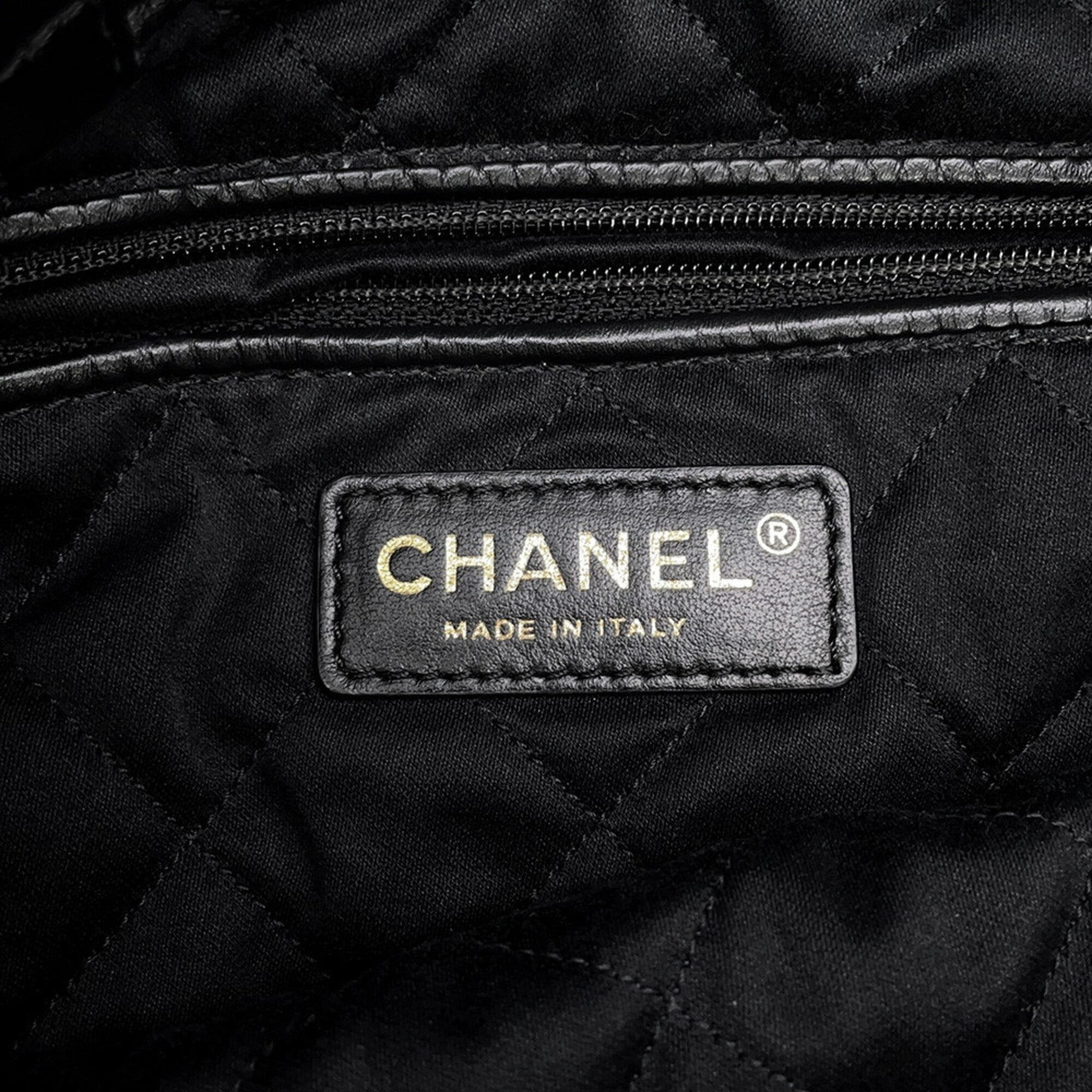 Chanel Black Leather Backpack (Pre-Owned)