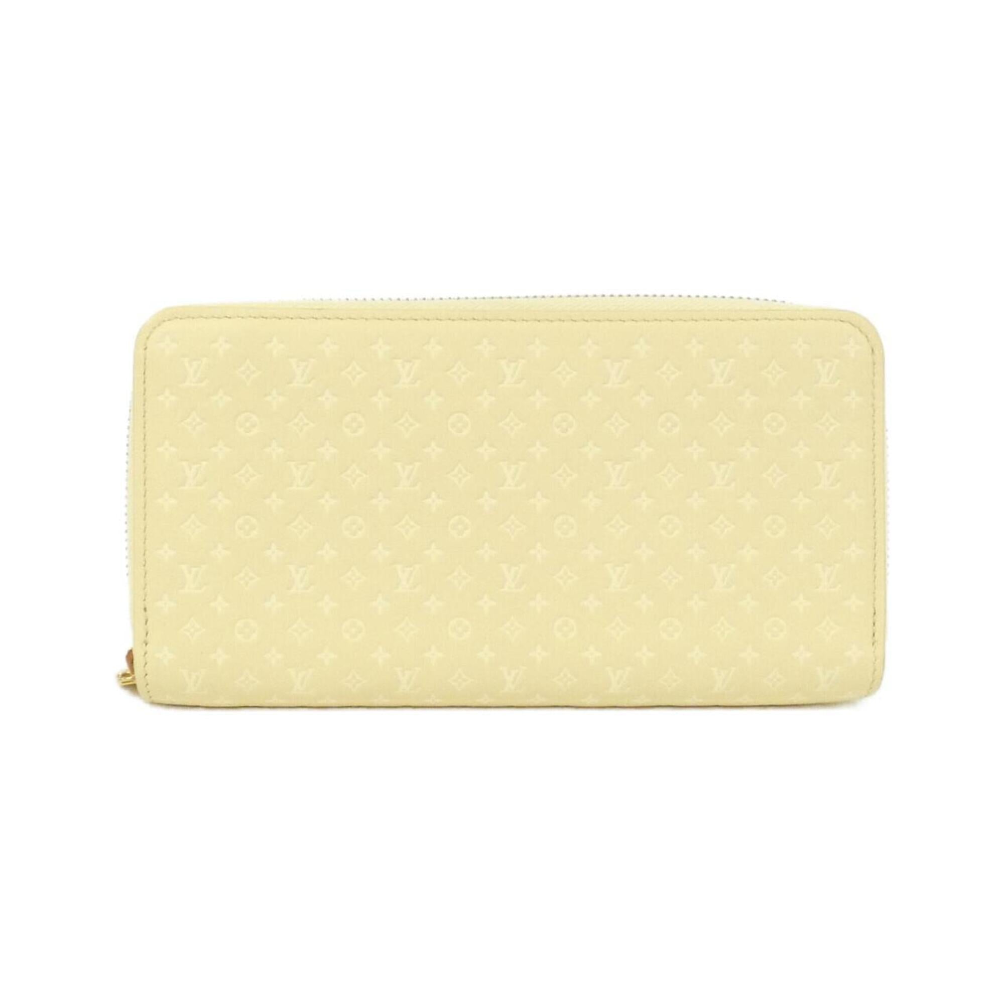 Louis Vuitton Jaune Leather Long Wallet (Bi-Fold) (Pre-Owned)