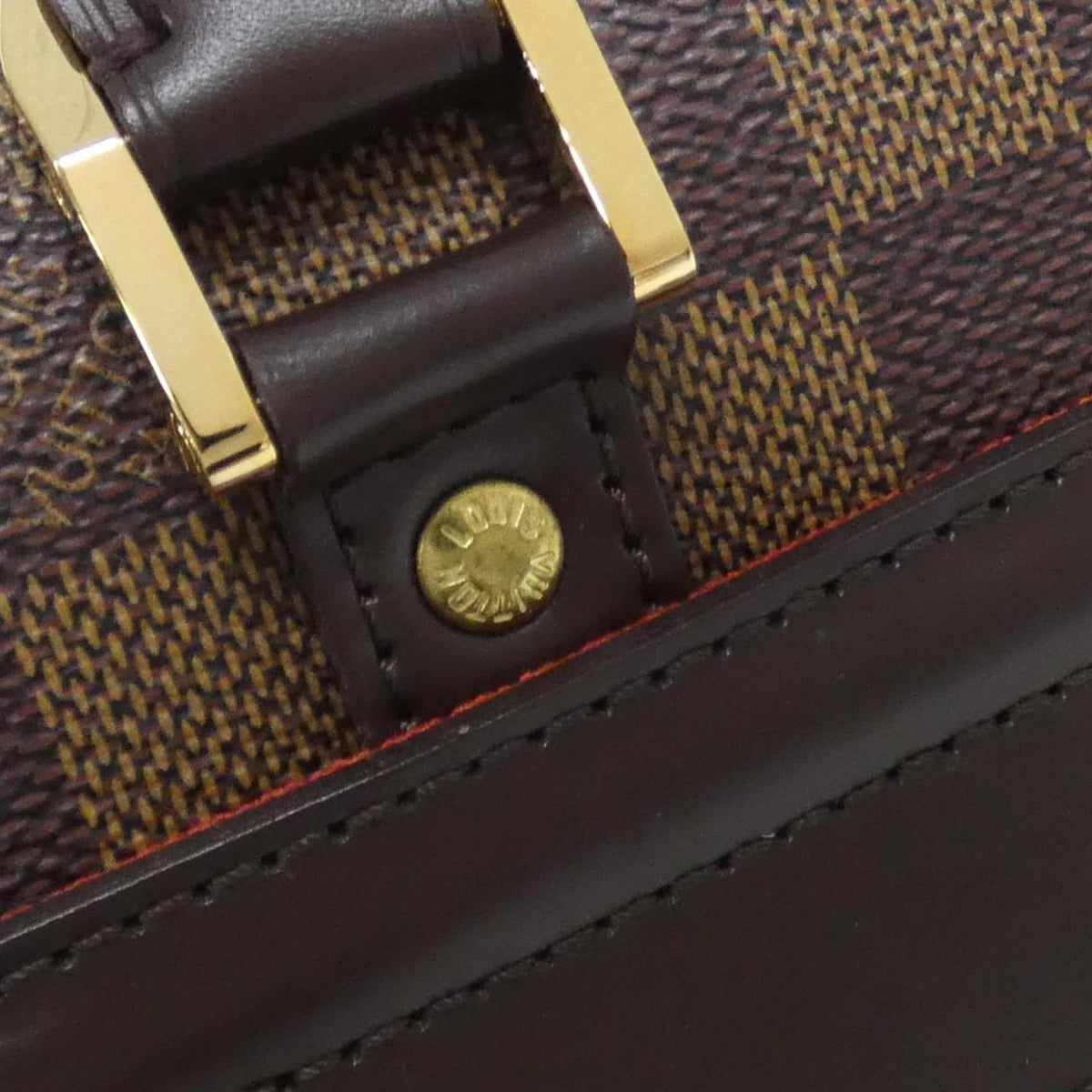 Louis Vuitton Ebene Coated Canvas Handbag (Pre-Owned)