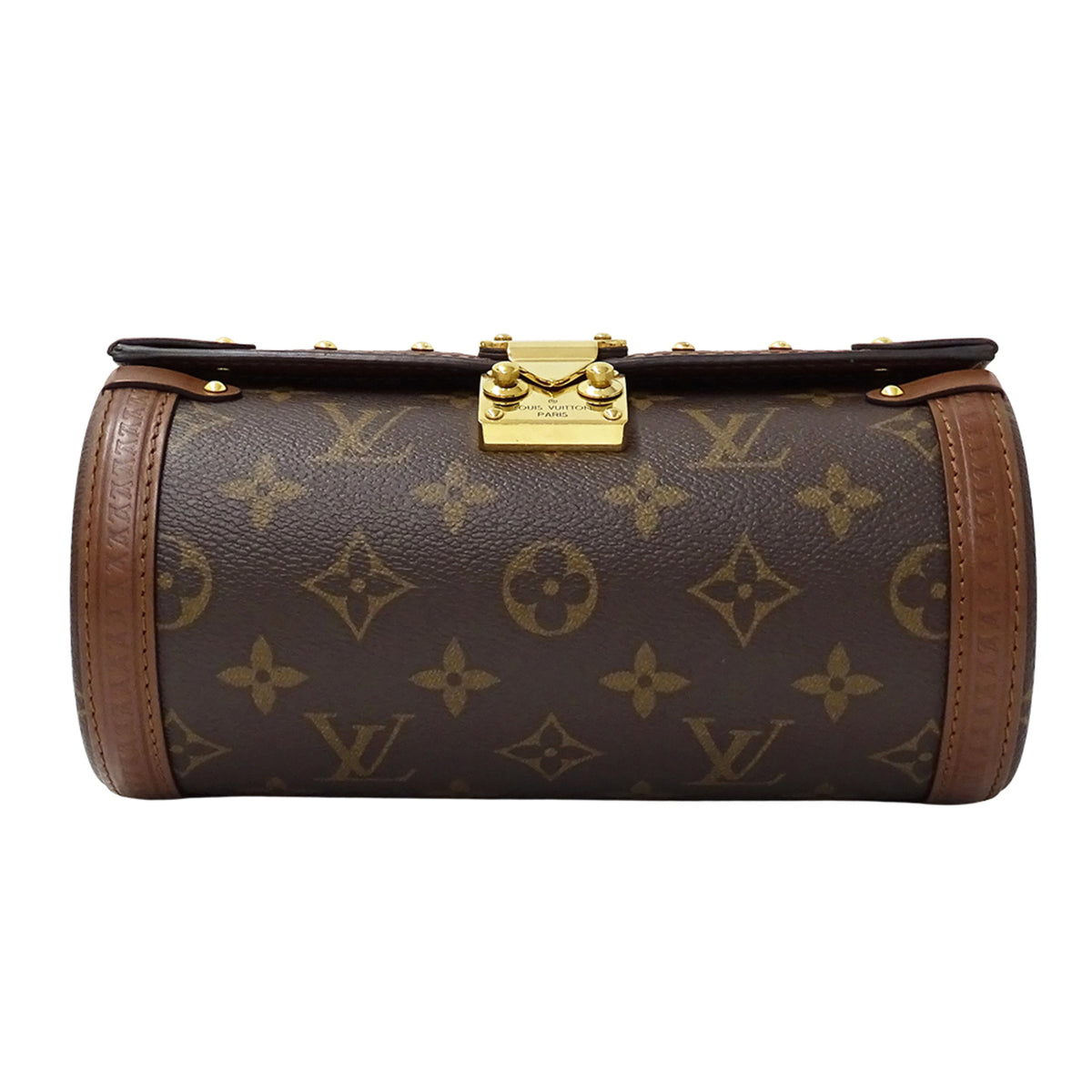 Louis Vuitton Brown Monogram Canvas Handbag Shoulder Bag (Pre-Owned)