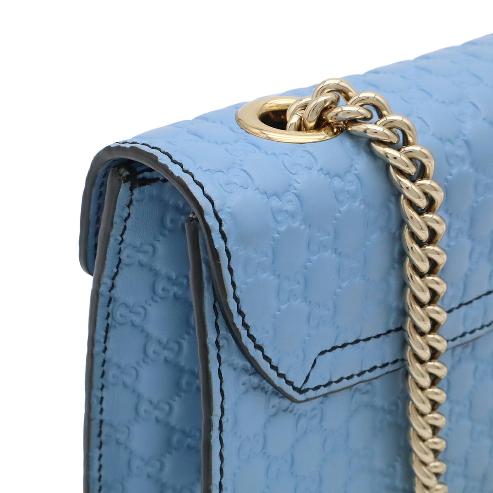 Gucci Light Blue Pochette Shoulder Bag (Pre-Owned)