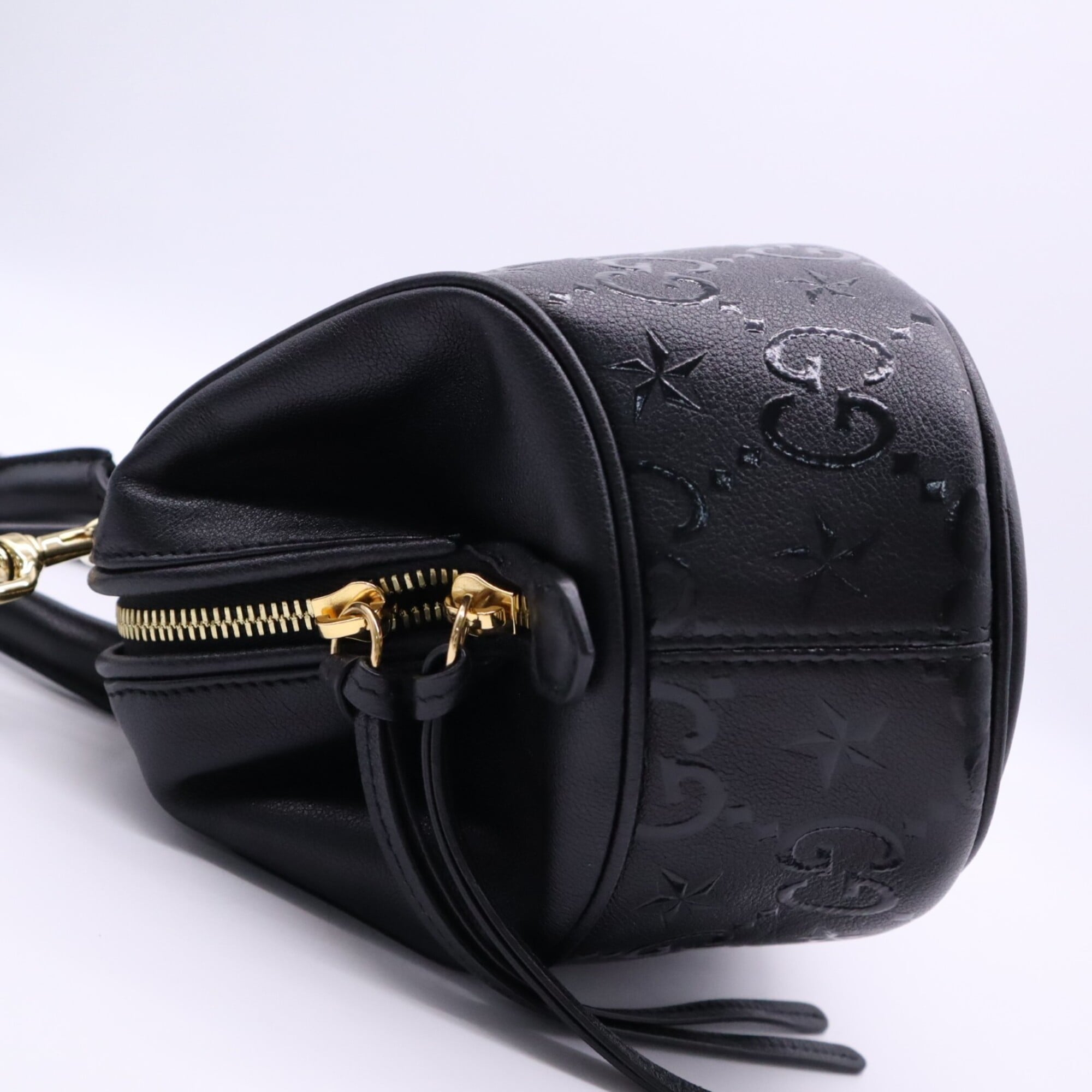Gucci Beige Brown Leather Handbag Shoulder Bag (Pre-Owned)
