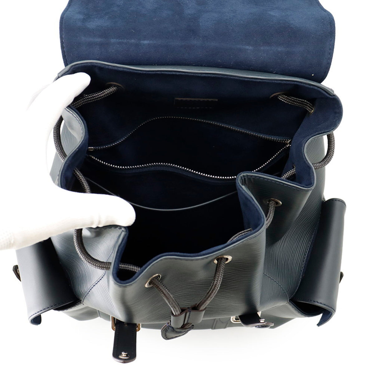 Louis Vuitton Navy Blue Epi Leather Backpack (Pre-Owned)