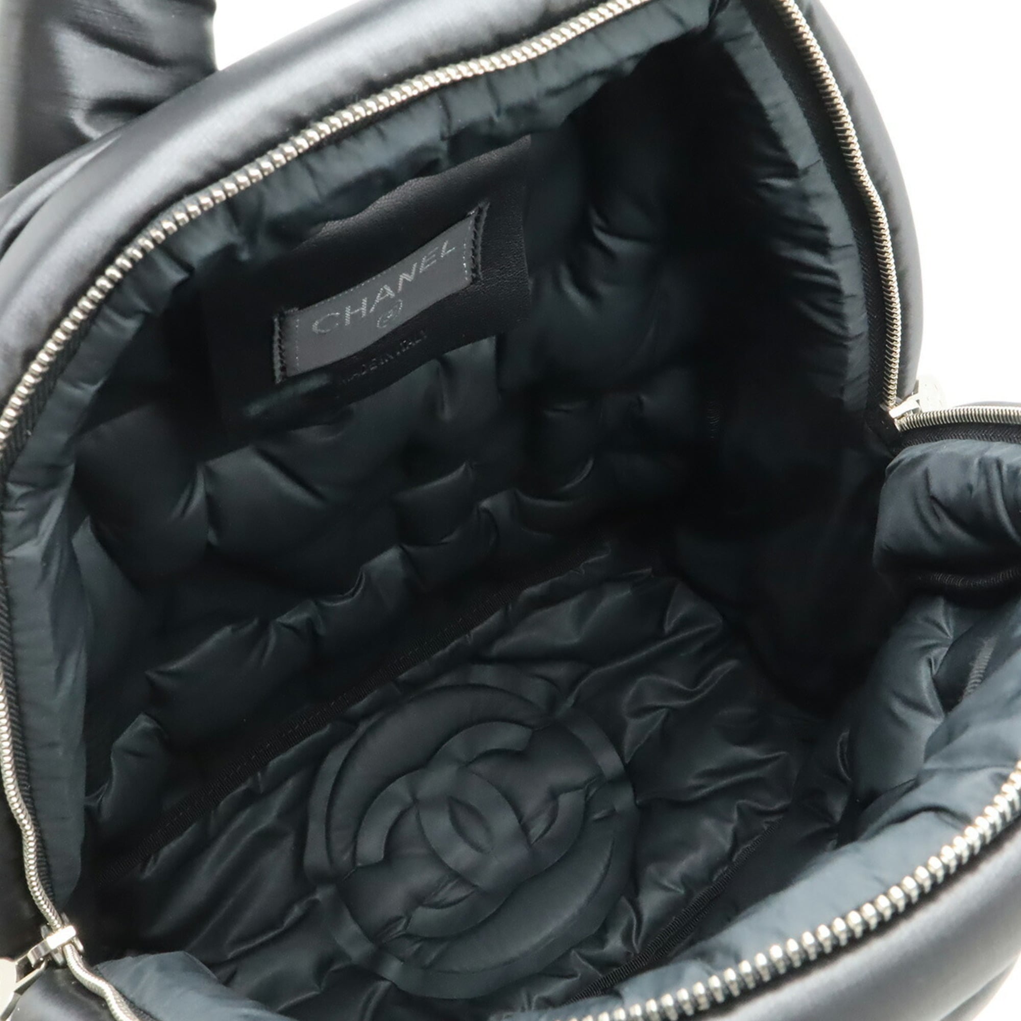 Chanel Black Nylon Backpack (Pre-Owned)