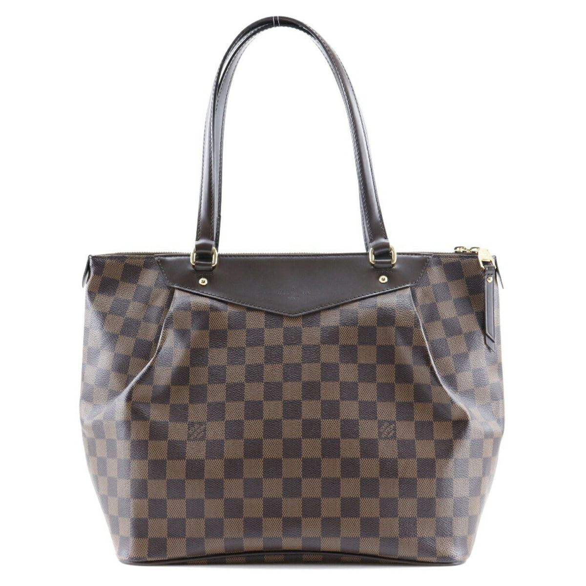 Louis Vuitton Brown Damier Canvas Tote Bag (Pre-Owned)