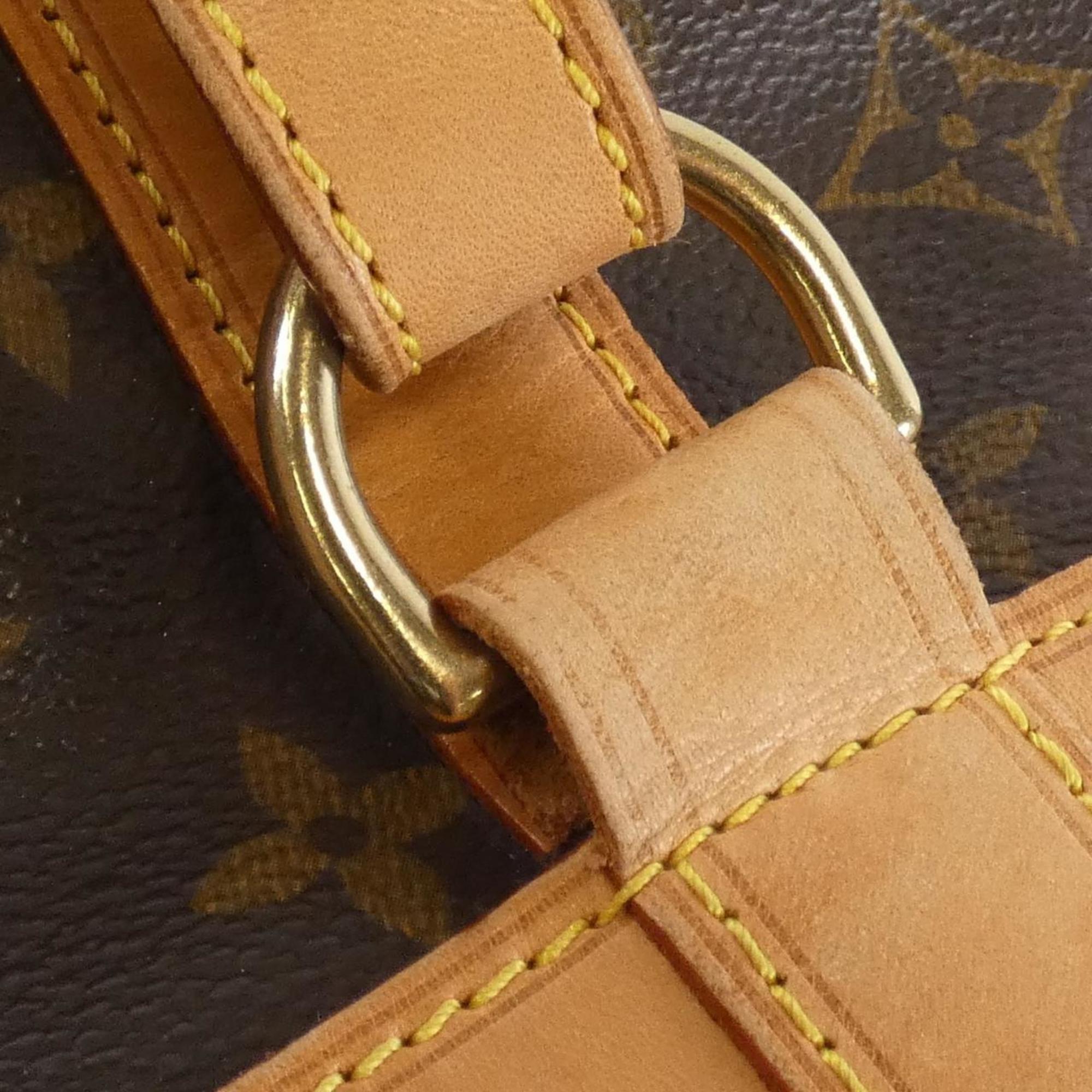Louis Vuitton Marron Coated Canvas Shoulder Bag (Pre-Owned)