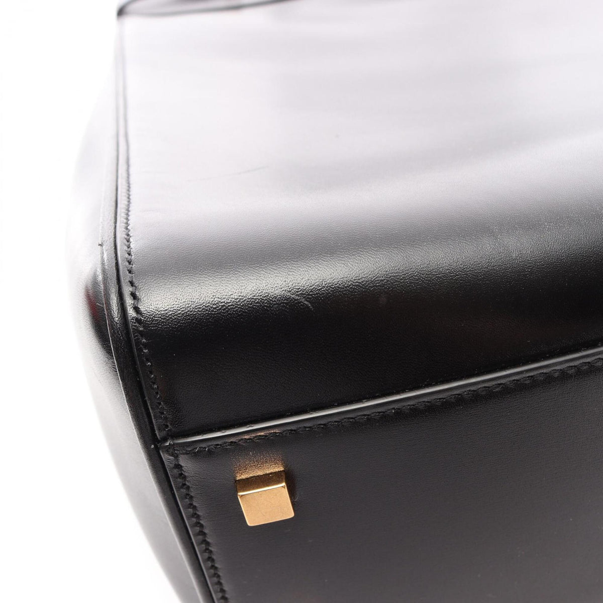 Yves Saint Laurent Black Leather Tote Bag (Pre-Owned)