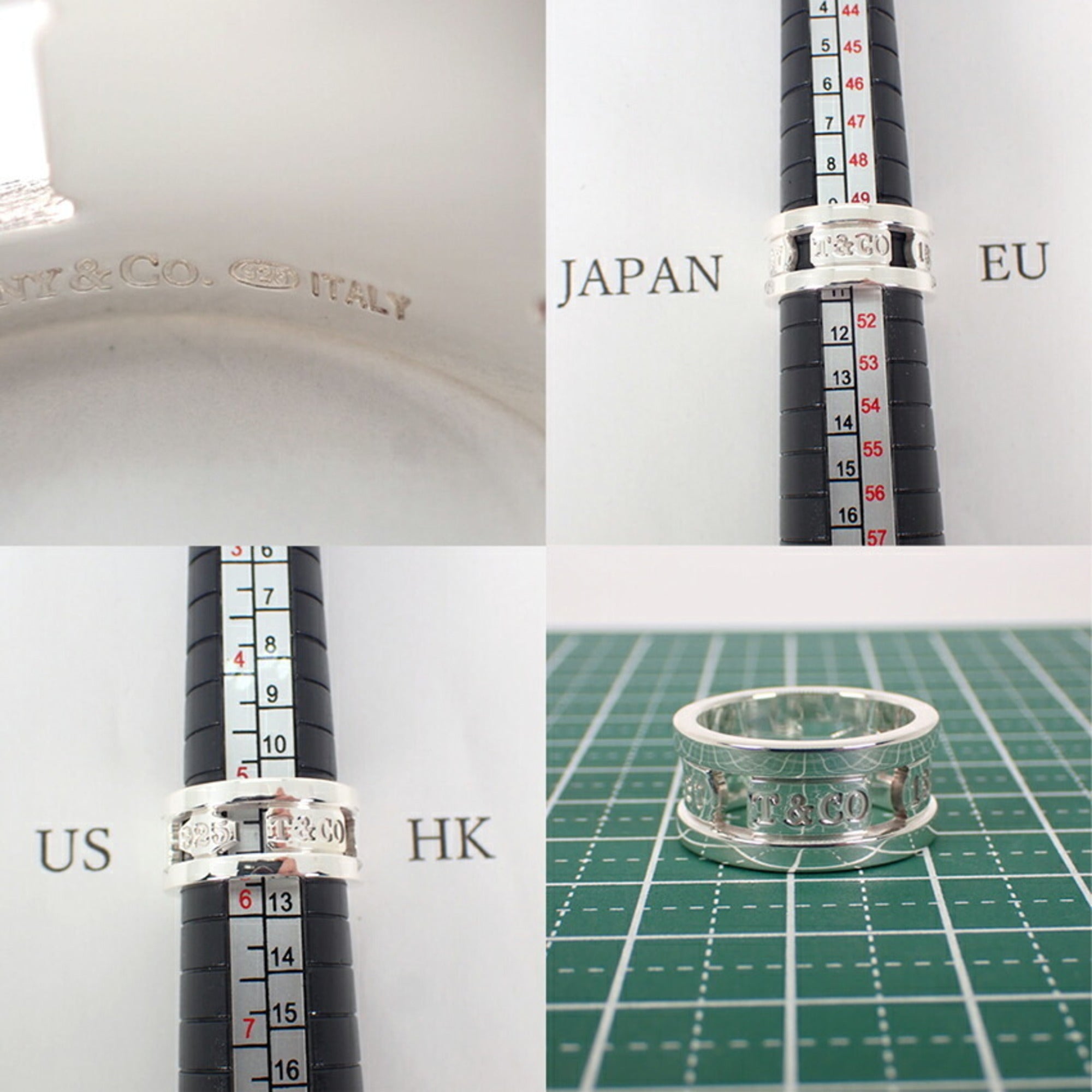 Tiffany Sterling Silver 925 Band Ring (Pre-Owned)