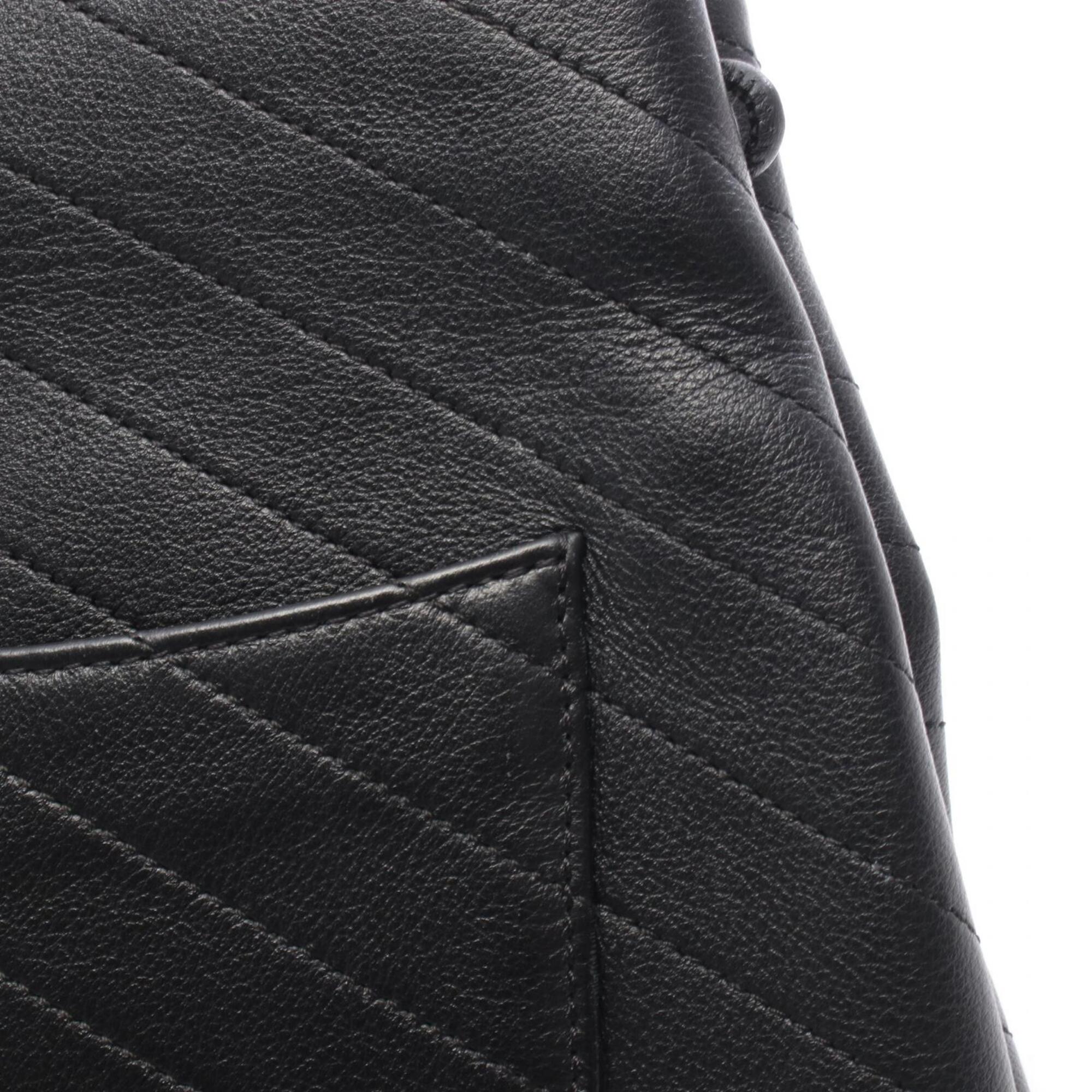 Chanel Black Leather Backpack Handbag (Pre-Owned)