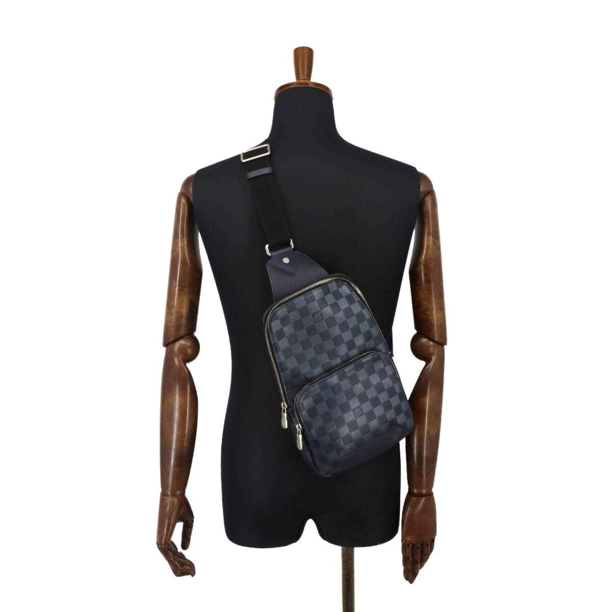 Louis Vuitton Damier Canvas Infini Navy Damier Infini Handbag Shoulder Bag Sling Bag (Pre-Owned)