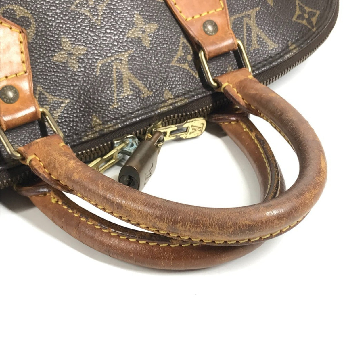 Louis Vuitton Brown Monogram Canvas Handbag Tote Bag (Pre-Owned)