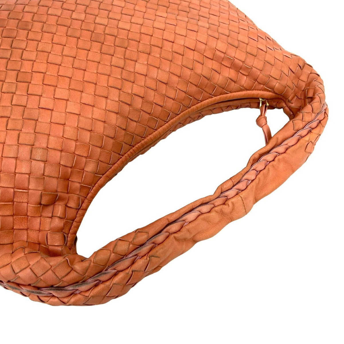 Bottega Veneta Brown Leather Handbag Shoulder Bag (Pre-Owned)