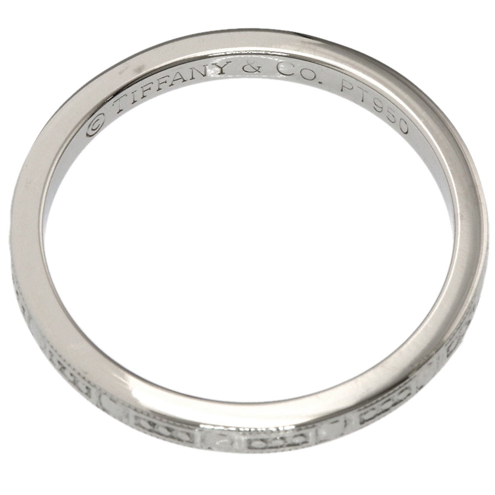 Tiffany Platinum 950 Band Ring (Pre-Owned)