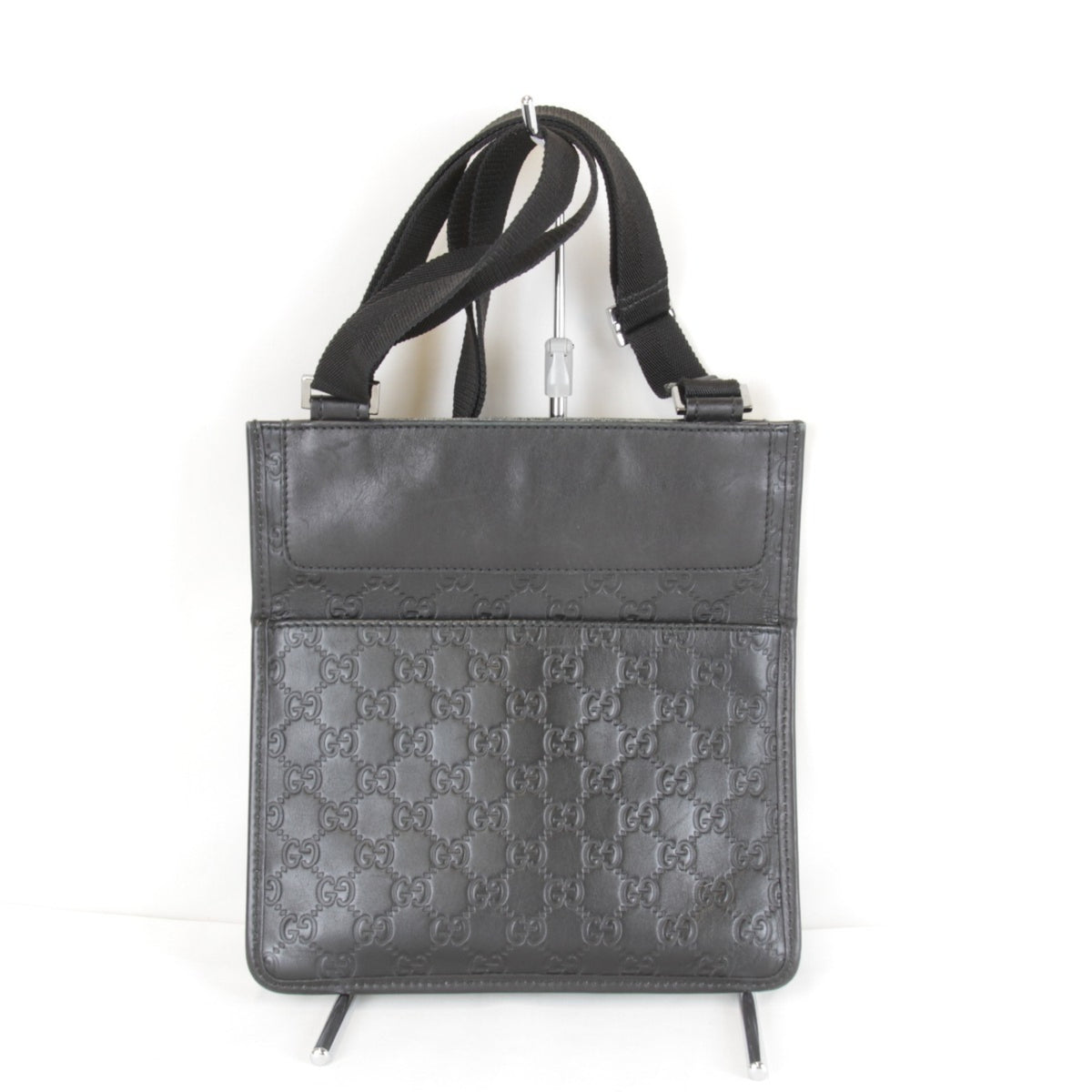 Gucci Black Leather Shoulder Bag (Pre-Owned)