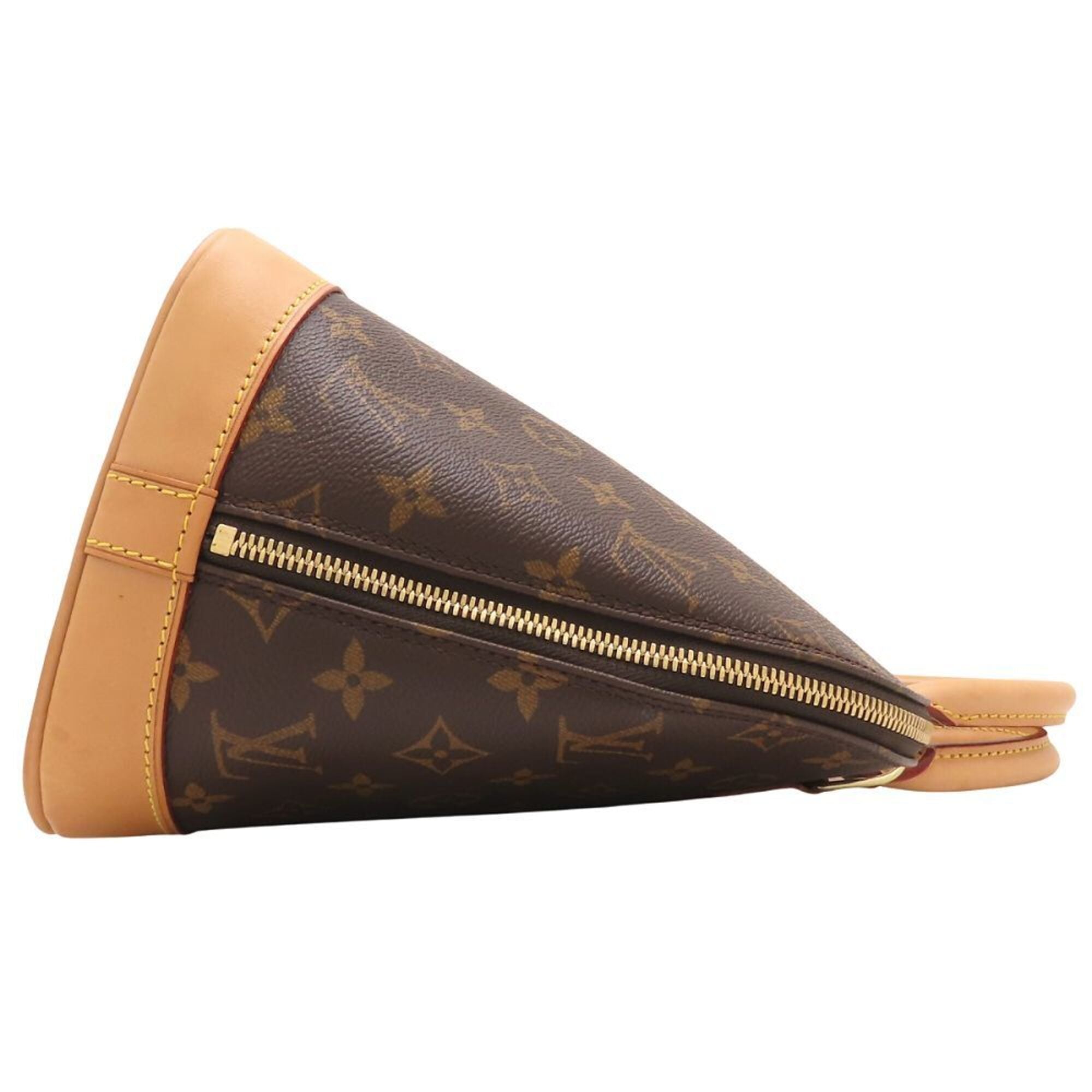 Louis Vuitton Brown Monogram Canvas Handbag (Pre-Owned)