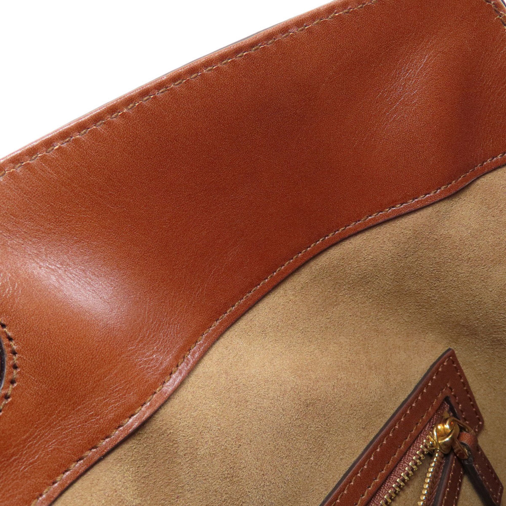 Gucci Brown Pvc Handbag (Pre-Owned)