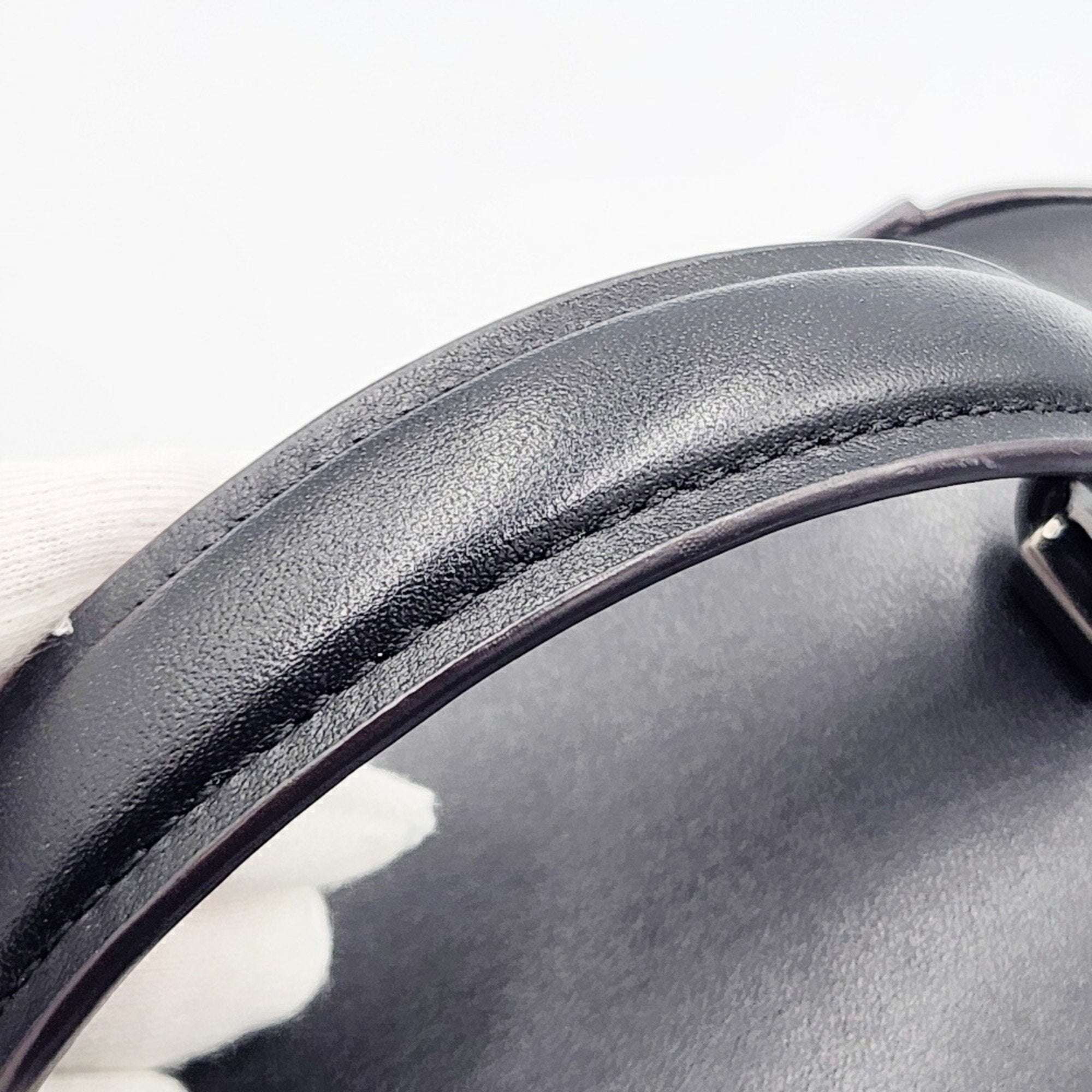 Coach Black Leather Handbag Shoulder Bag Vanity Bag (Pre-Owned)