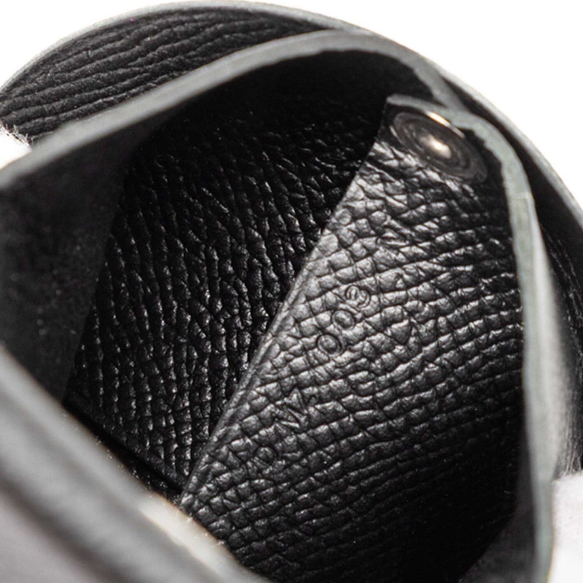 Hermes Black Epsom Leather Coin Purse/Coin Case (Pre-Owned)