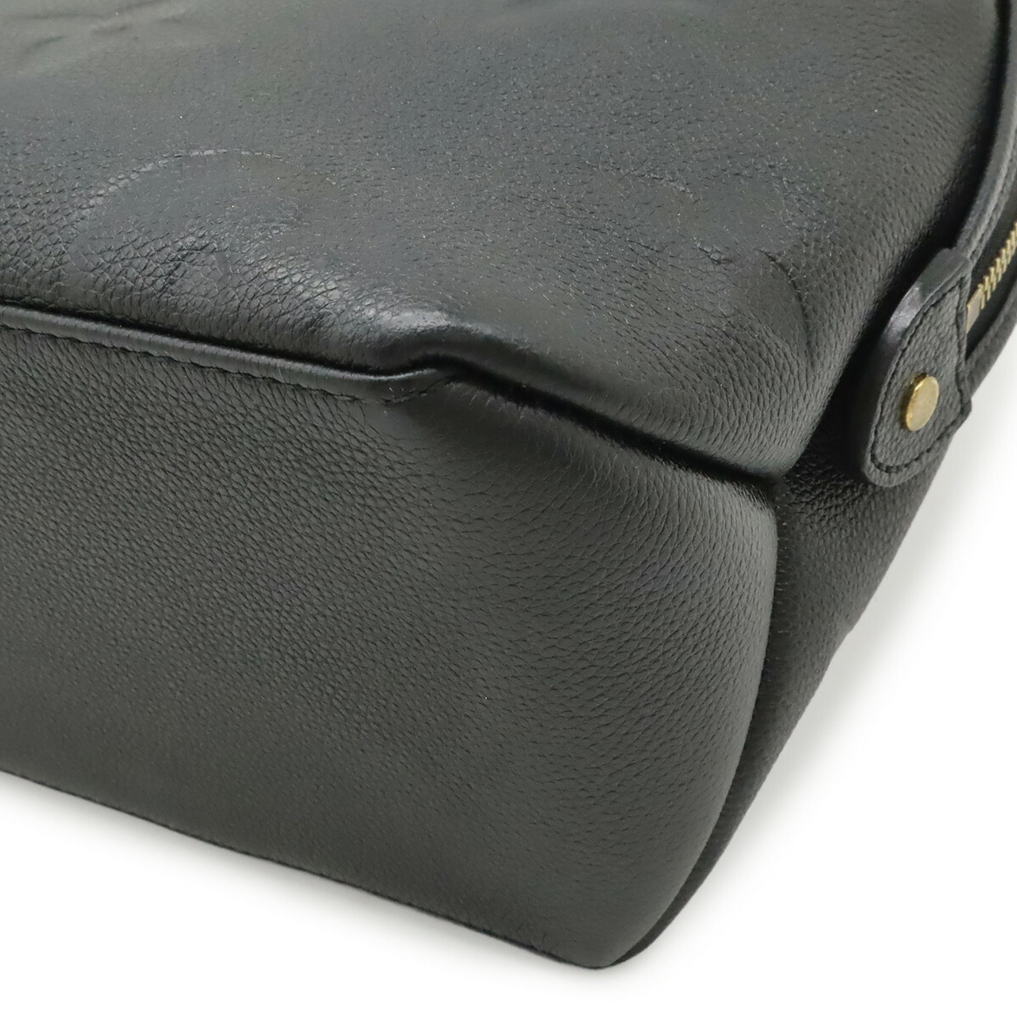 Louis Vuitton Black Noir Monogram Empreinte Handbag (Pre-Owned)